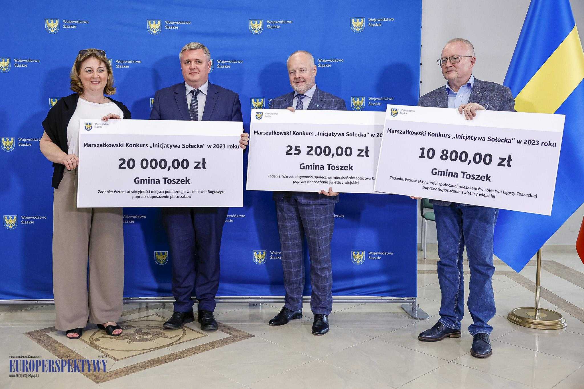 Europerspektywy Uroczyste wręczenie czeków w ramach Marszałkowskiego Konkursu „Inicjatywa Sołecka"