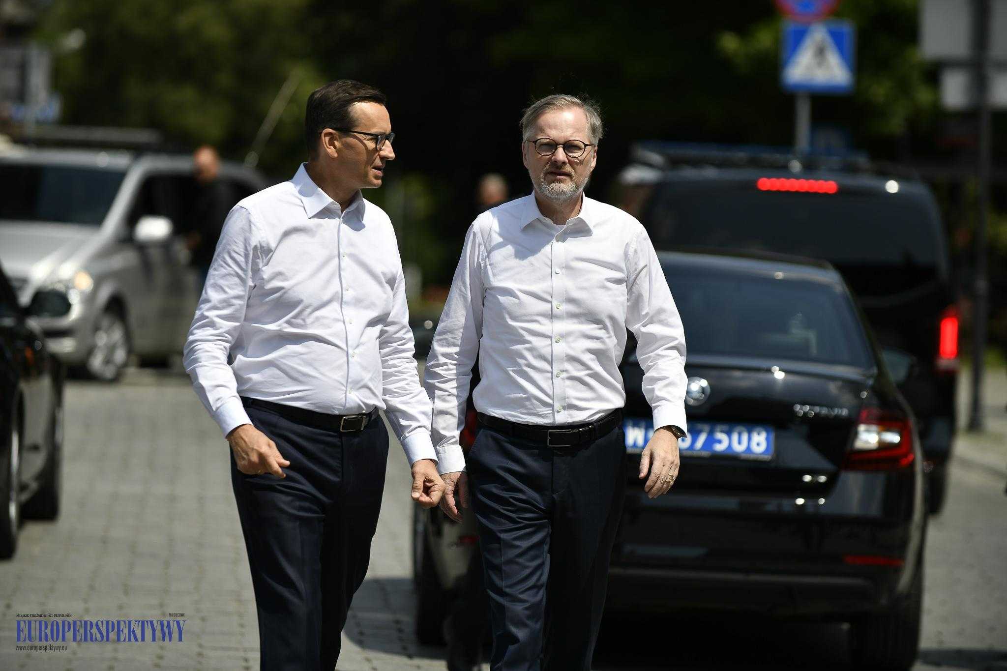 Europerspektywy Katowickie spotkanie premierów Mateusza Morawieckiego i Petra Fiali