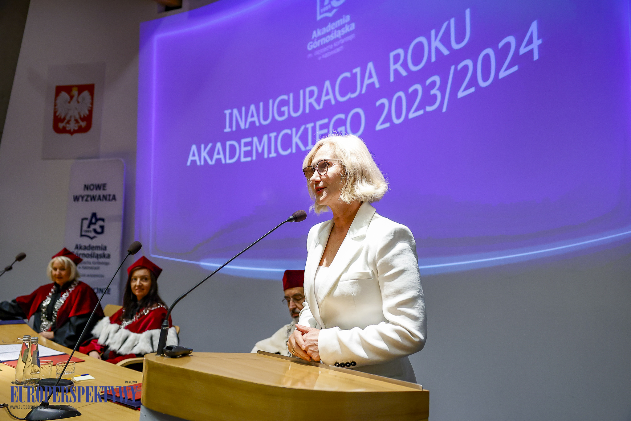INAUGURACJA ROKU 2023/2024 AKADEMIA GÓRNOŚLĄSKA Europerspektywy Akademia Górnośląska w Katowicach rozpoczęła rok akademicki 2023/2024