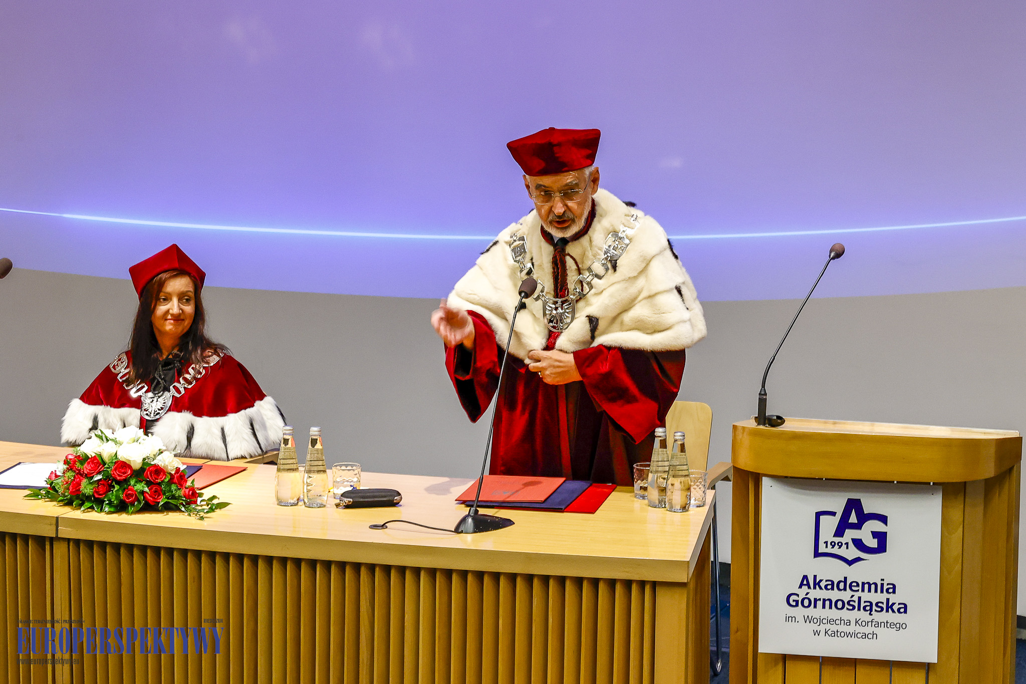 INAUGURACJA ROKU 2023/2024 AKADEMIA GÓRNOŚLĄSKA Europerspektywy Akademia Górnośląska w Katowicach rozpoczęła rok akademicki 2023/2024