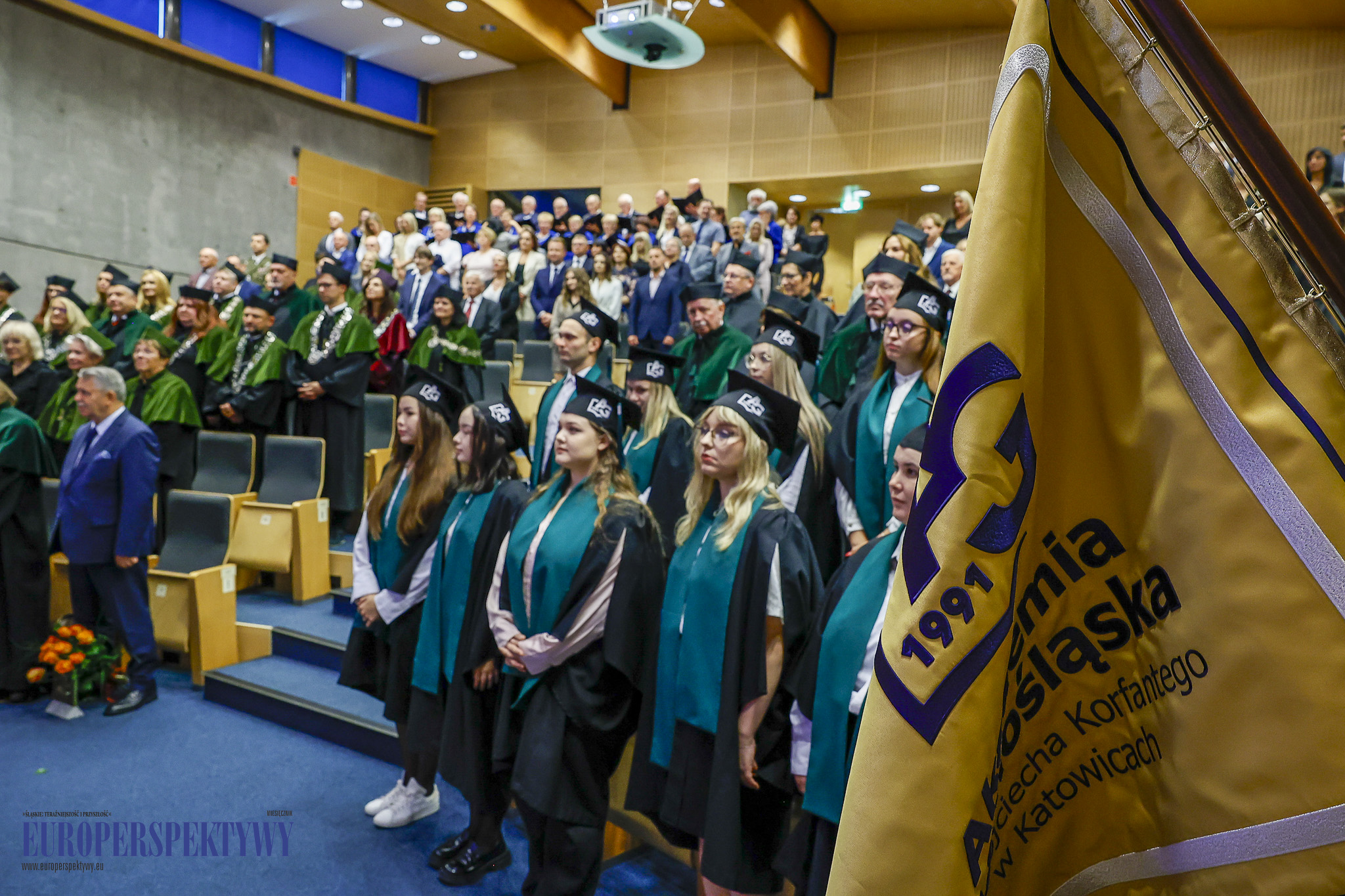 INAUGURACJA ROKU 2023/2024 AKADEMIA GÓRNOŚLĄSKA Europerspektywy Akademia Górnośląska w Katowicach rozpoczęła rok akademicki 2023/2024