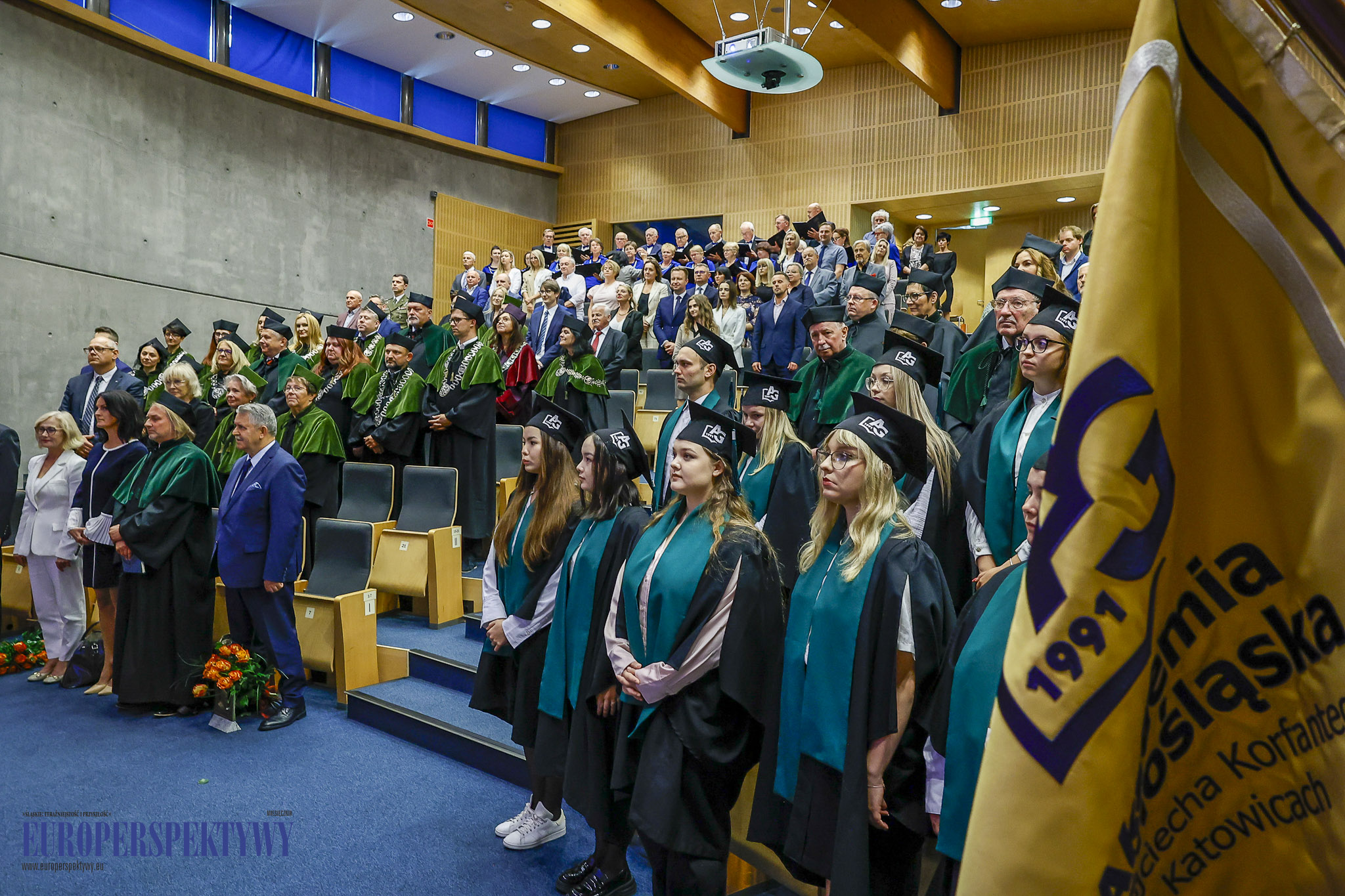 INAUGURACJA ROKU 2023/2024 AKADEMIA GÓRNOŚLĄSKA Europerspektywy Akademia Górnośląska w Katowicach rozpoczęła rok akademicki 2023/2024