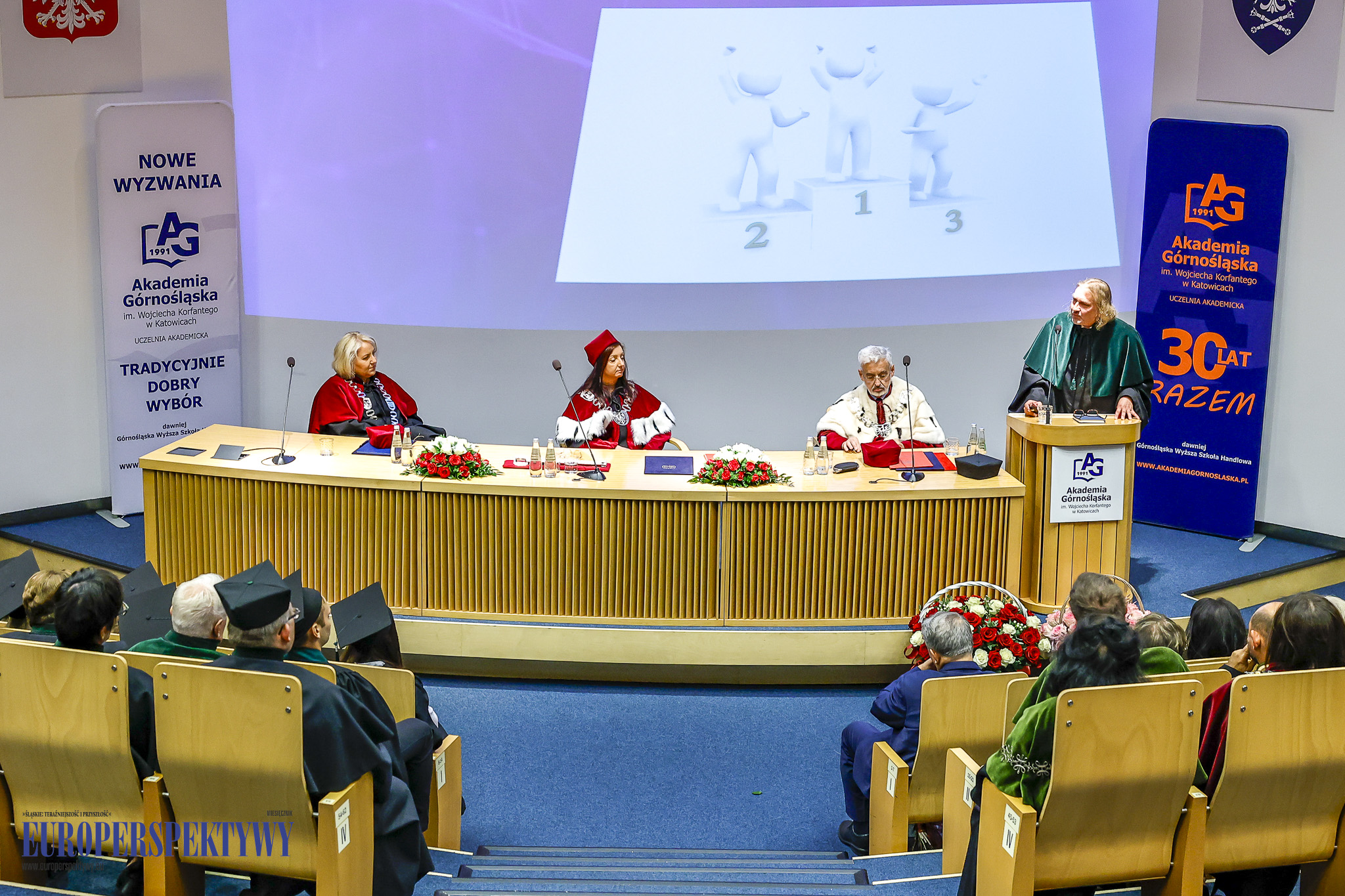 INAUGURACJA ROKU 2023/2024 AKADEMIA GÓRNOŚLĄSKA Europerspektywy Akademia Górnośląska w Katowicach rozpoczęła rok akademicki 2023/2024