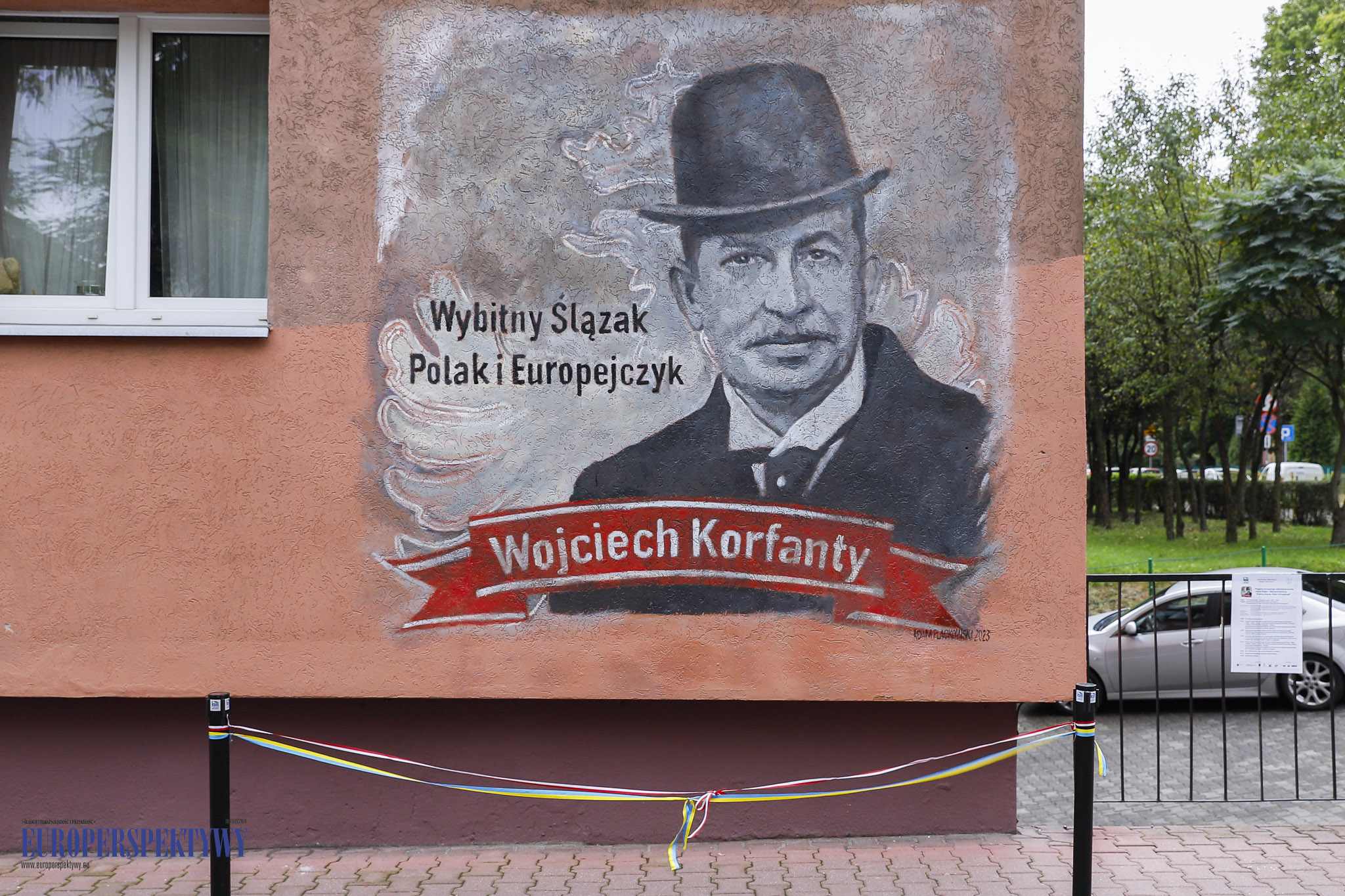 Europerspektywy Nowy mural Wojciecha Korfantego w Katowicach