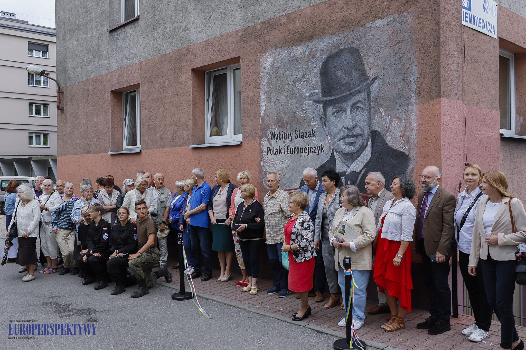 Europerspektywy Nowy mural Wojciecha Korfantego w Katowicach