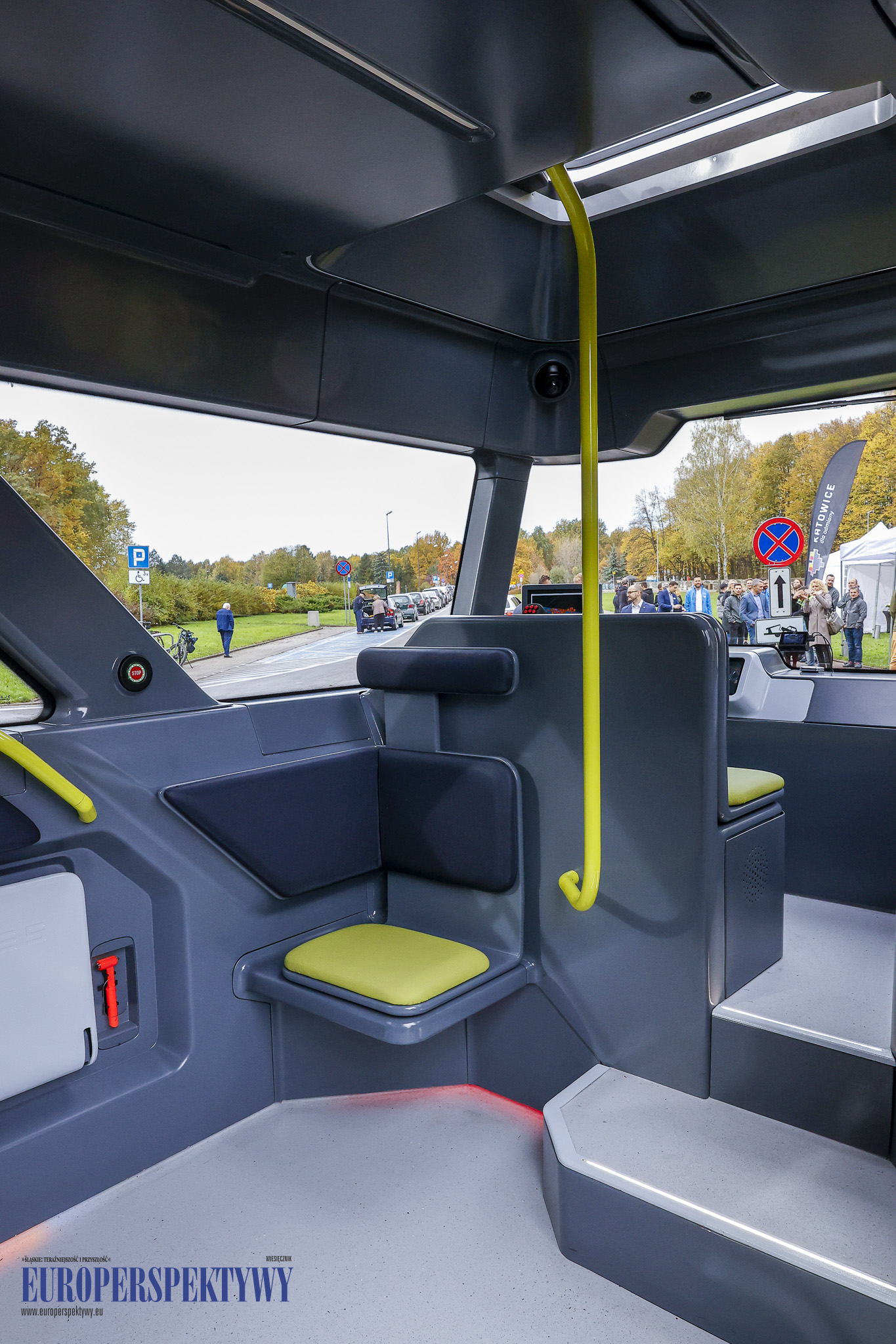 _MGL8605 Europerspektywy Na "Trzech Stawach" testowano autonomiczny autobus BB-1