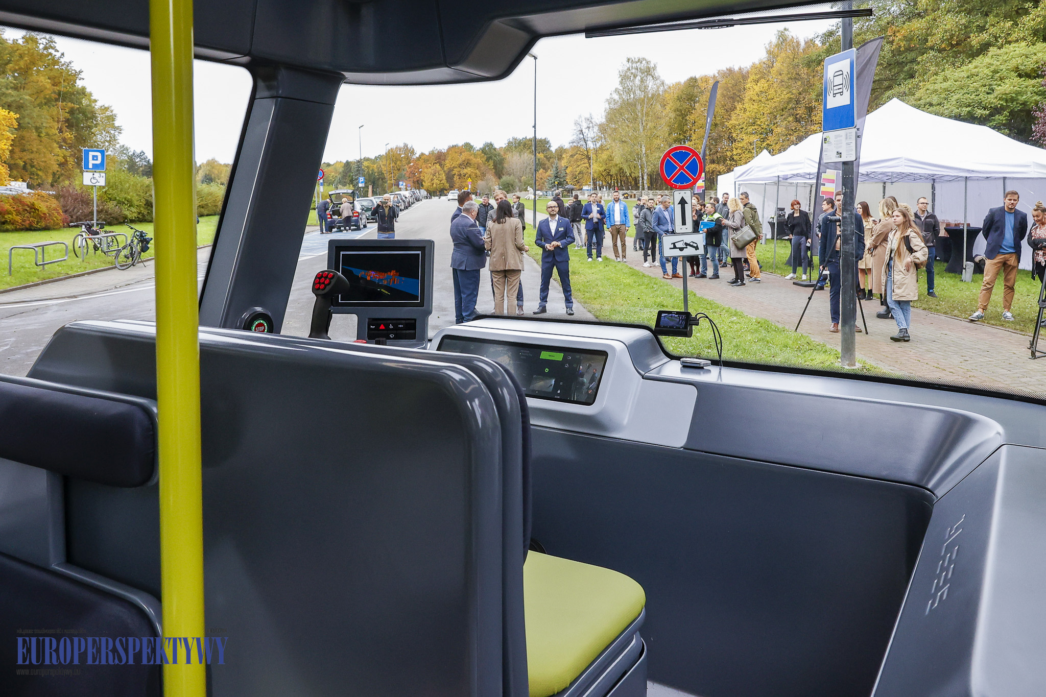 _MGL8612 Europerspektywy Na "Trzech Stawach" testowano autonomiczny autobus BB-1