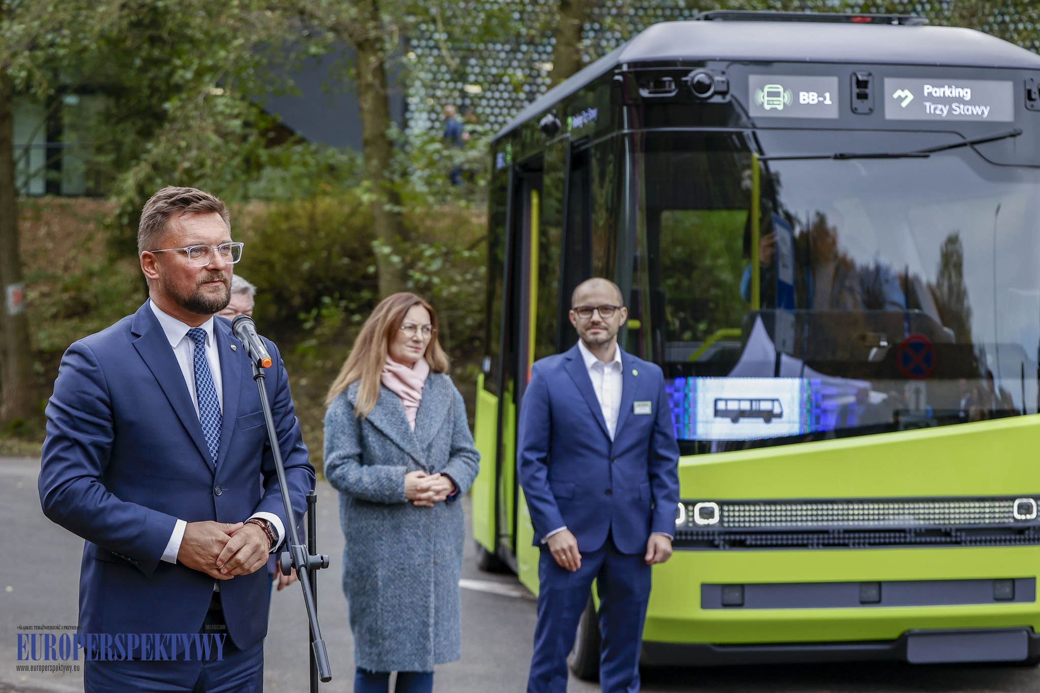 _MGL8624 Europerspektywy Na "Trzech Stawach" testowano autonomiczny autobus BB-1