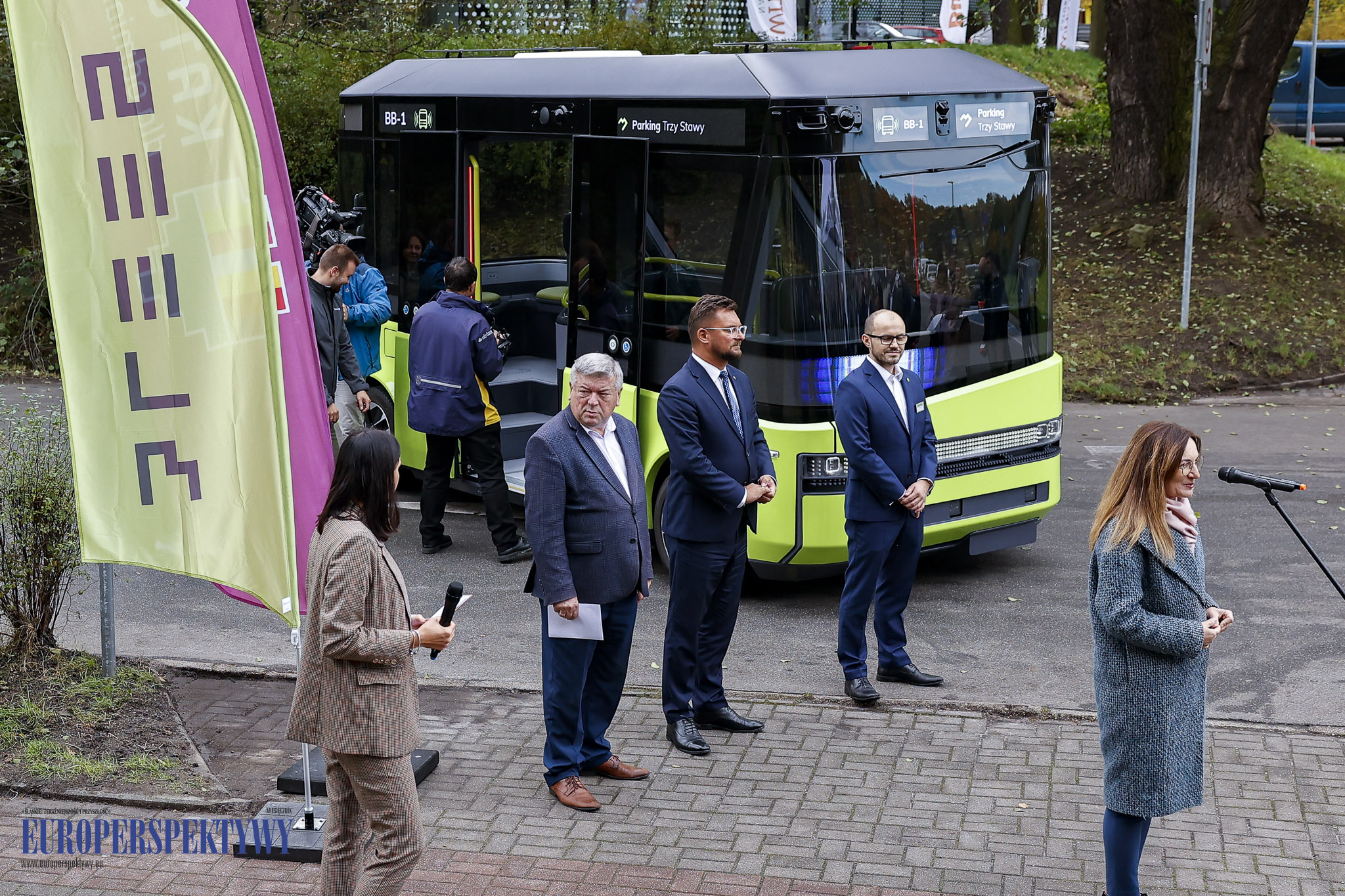 _MGL8639 Europerspektywy Na "Trzech Stawach" testowano autonomiczny autobus BB-1