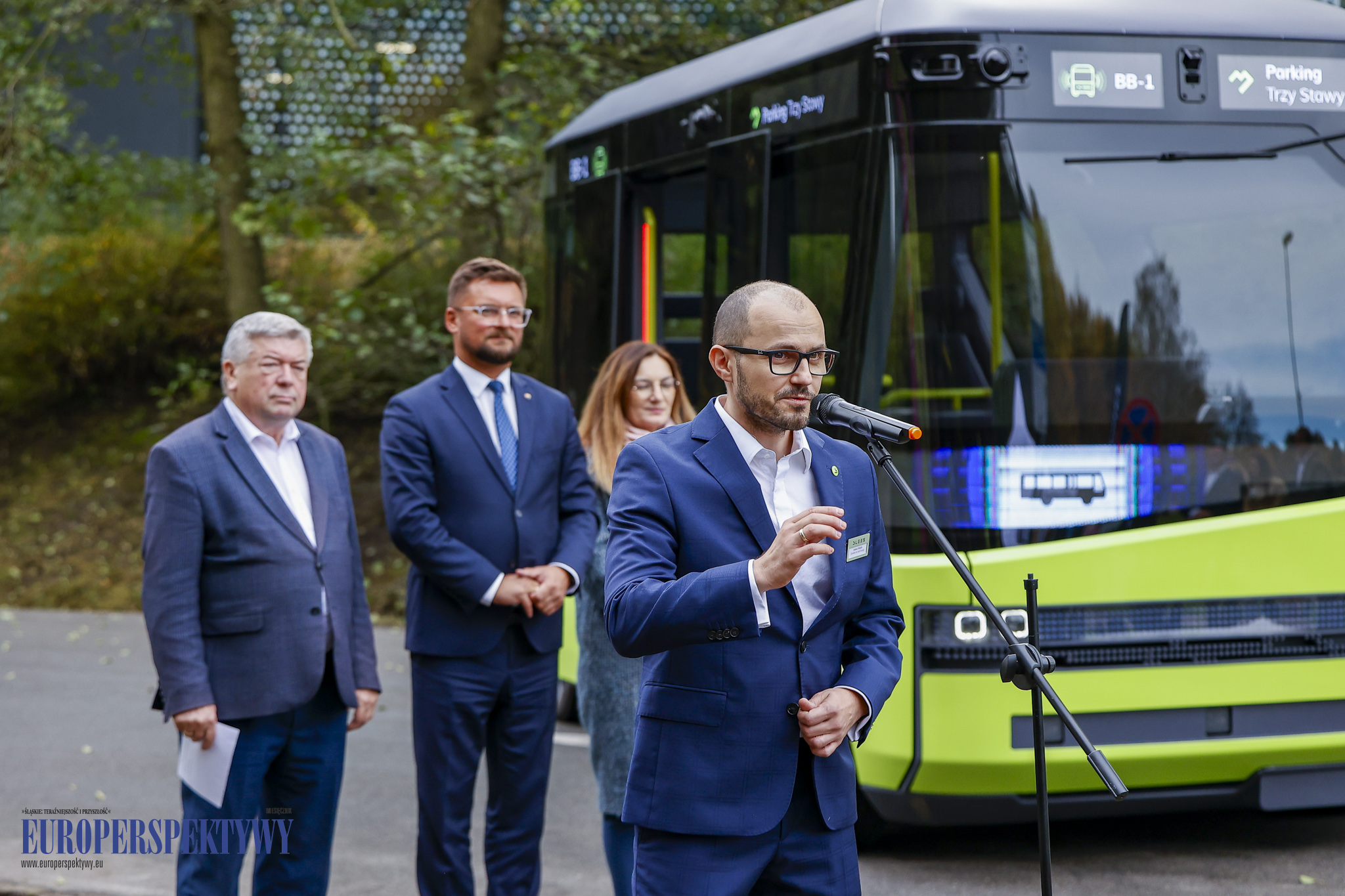 _MGL8677 Europerspektywy Na "Trzech Stawach" testowano autonomiczny autobus BB-1