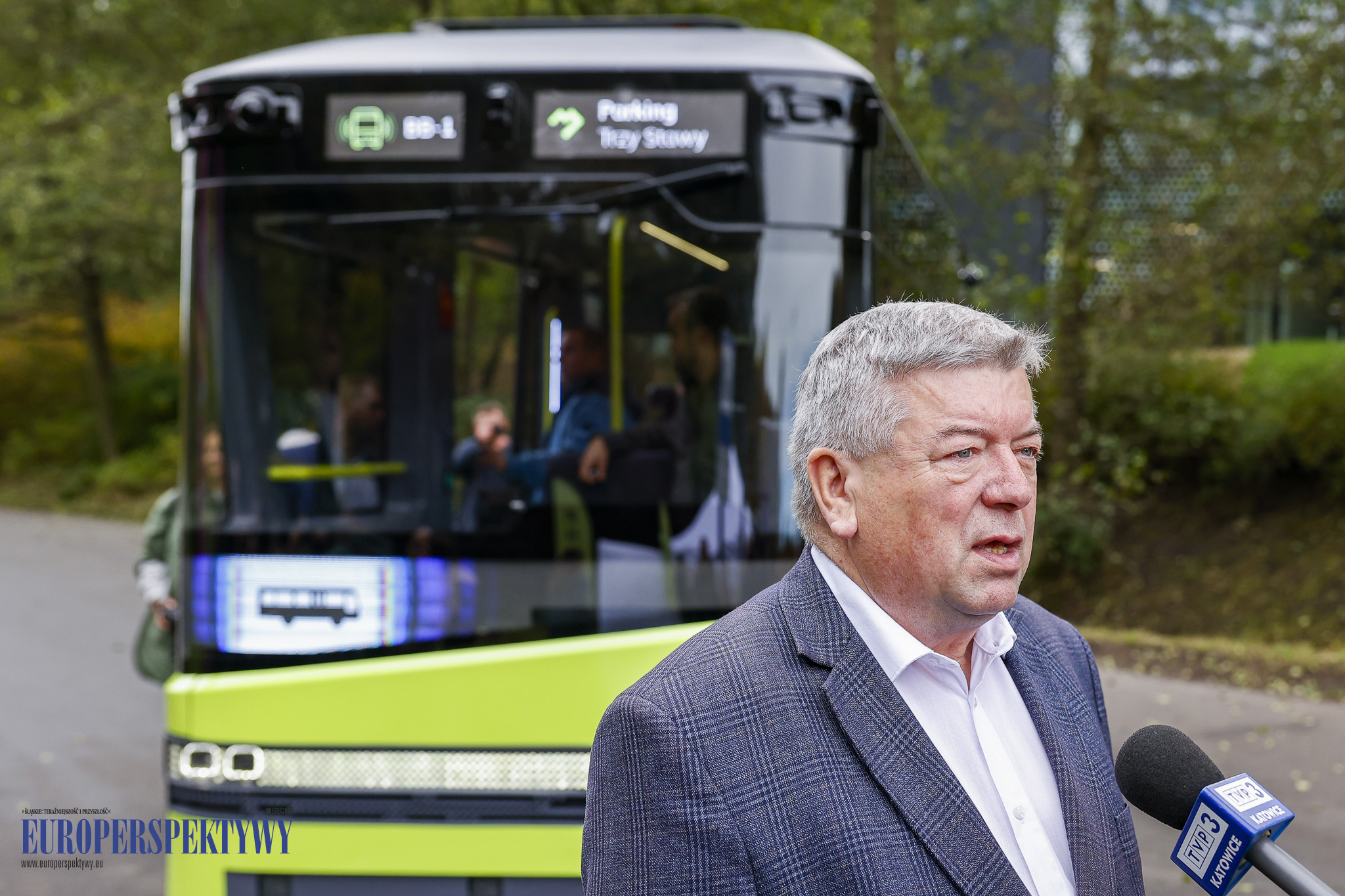 _MGL8765 Europerspektywy Na "Trzech Stawach" testowano autonomiczny autobus BB-1