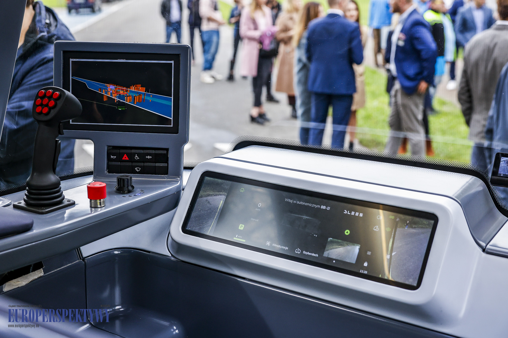 _MGL8839 Europerspektywy Na "Trzech Stawach" testowano autonomiczny autobus BB-1