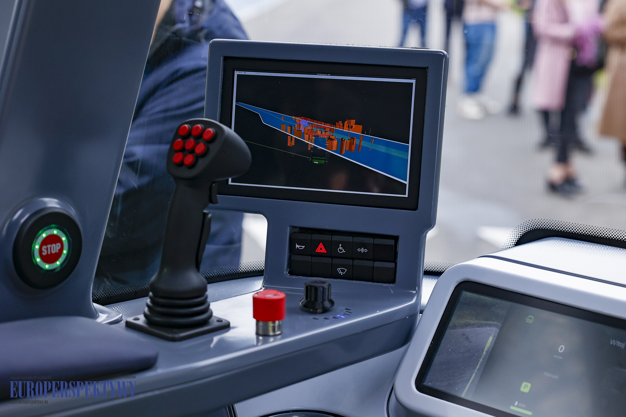 _MGL8840 Europerspektywy Na "Trzech Stawach" testowano autonomiczny autobus BB-1