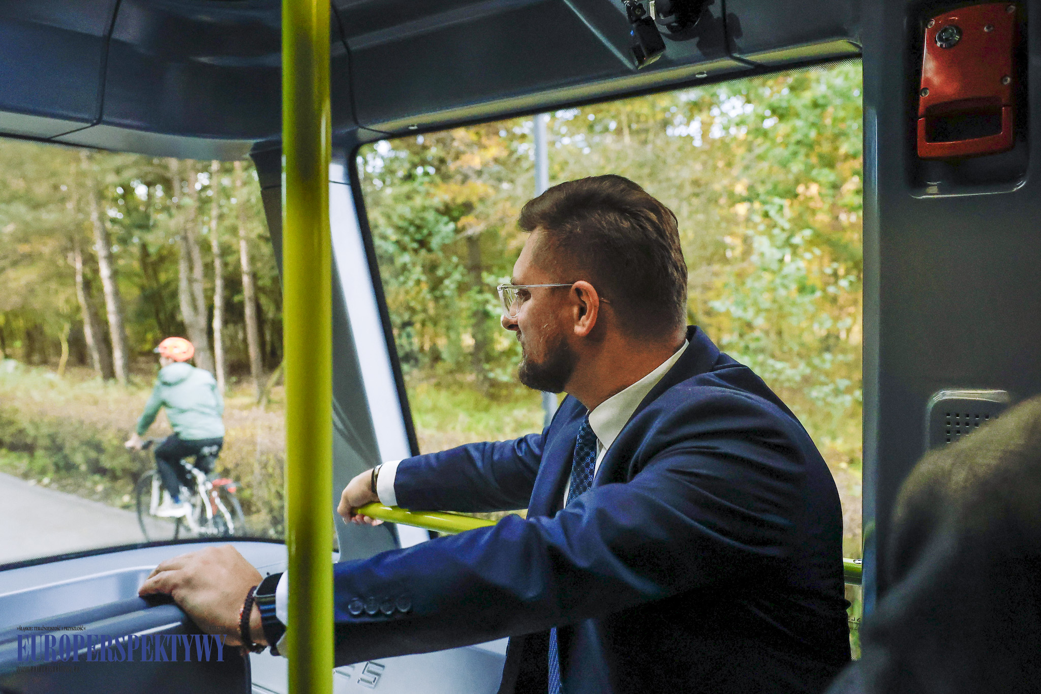 _MGL8985 Europerspektywy Na "Trzech Stawach" testowano autonomiczny autobus BB-1
