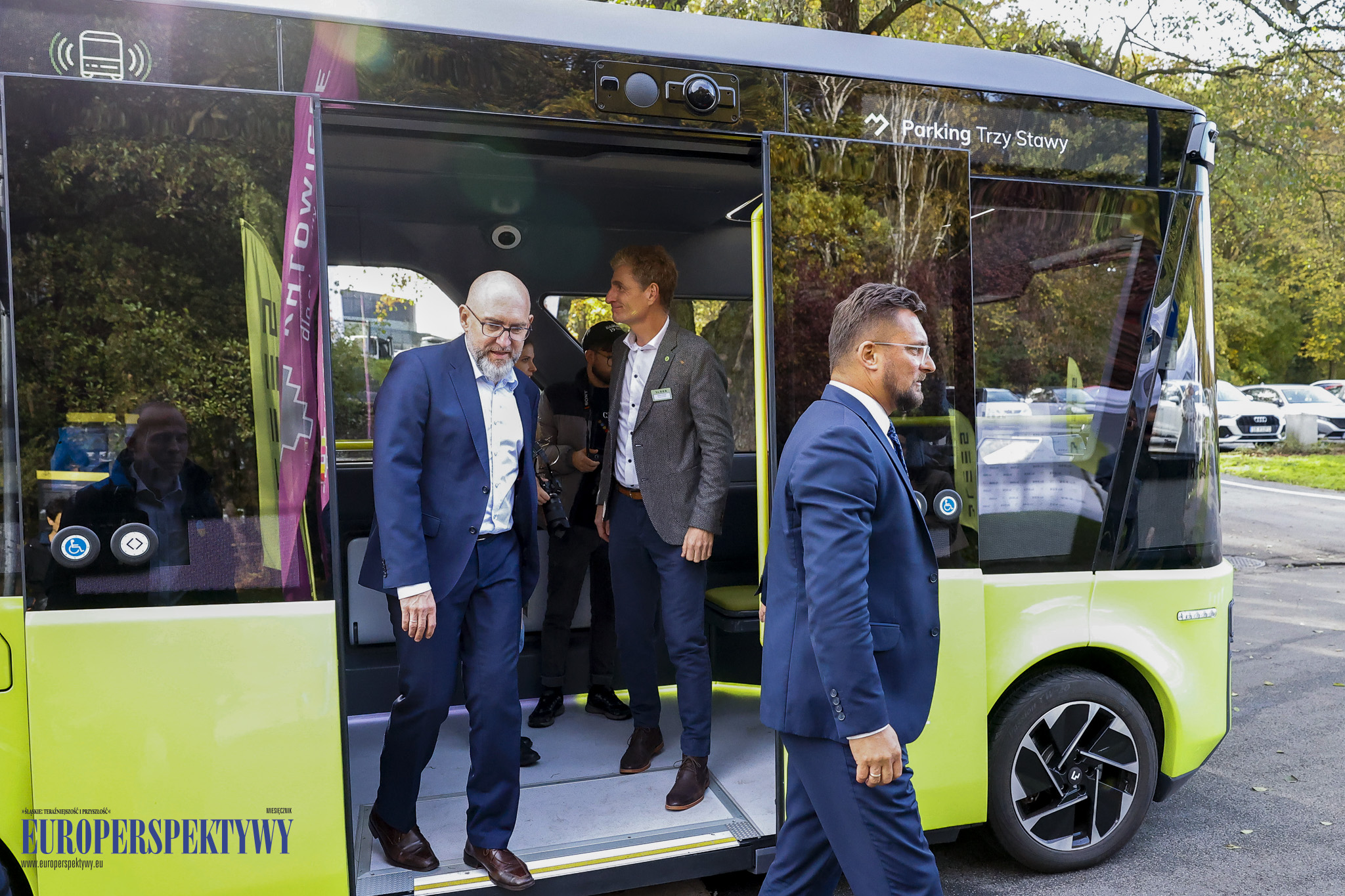 _MGL8990 Europerspektywy Na "Trzech Stawach" testowano autonomiczny autobus BB-1