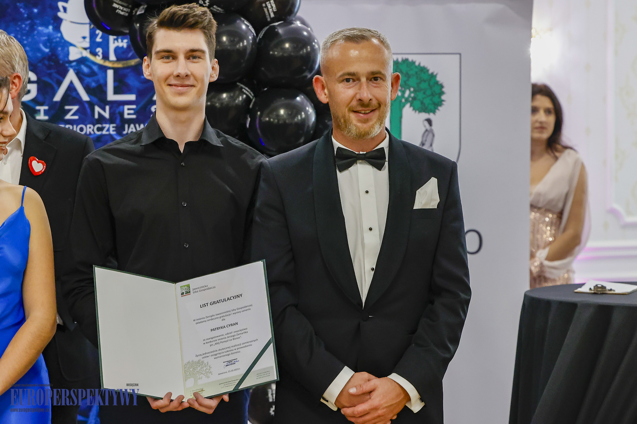 Europerspektywy Gala Biznesu Przedsiębiorcze Jaworzno