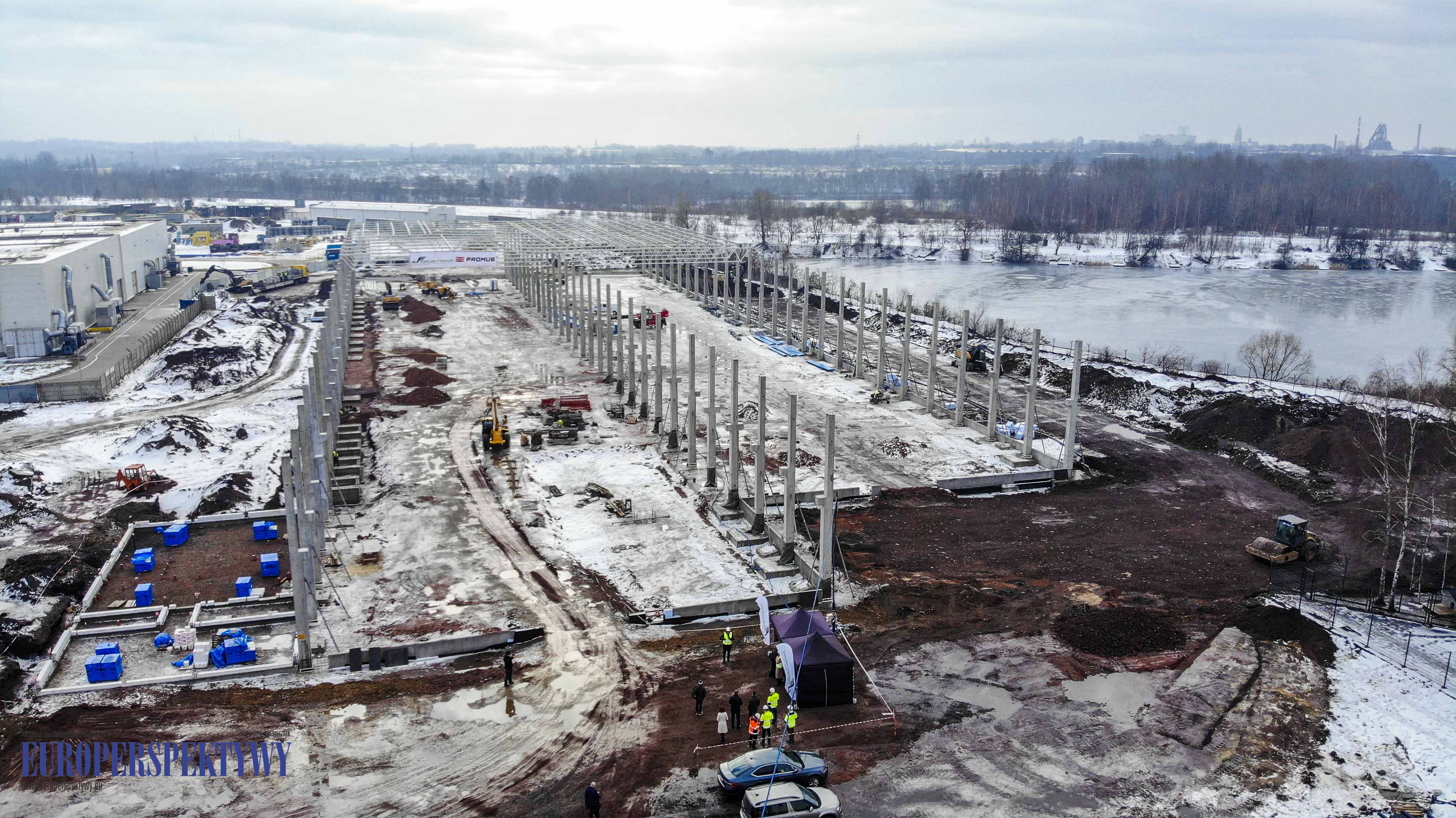 created by dji camera Europerspektywy Rozbudowa Centrum Logistycznego Grupy Delta Trans