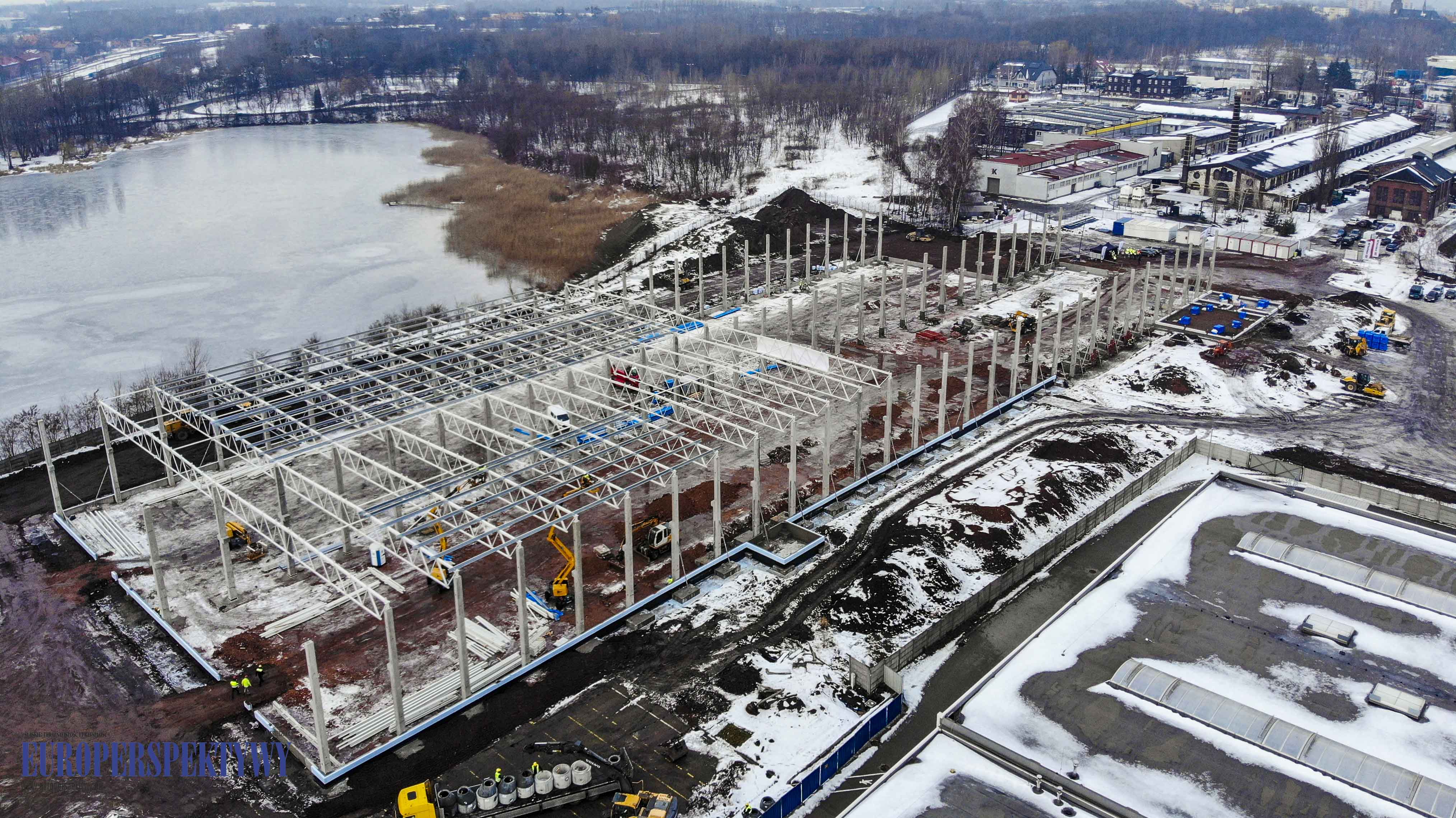 created by dji camera Europerspektywy Rozbudowa Centrum Logistycznego Grupy Delta Trans