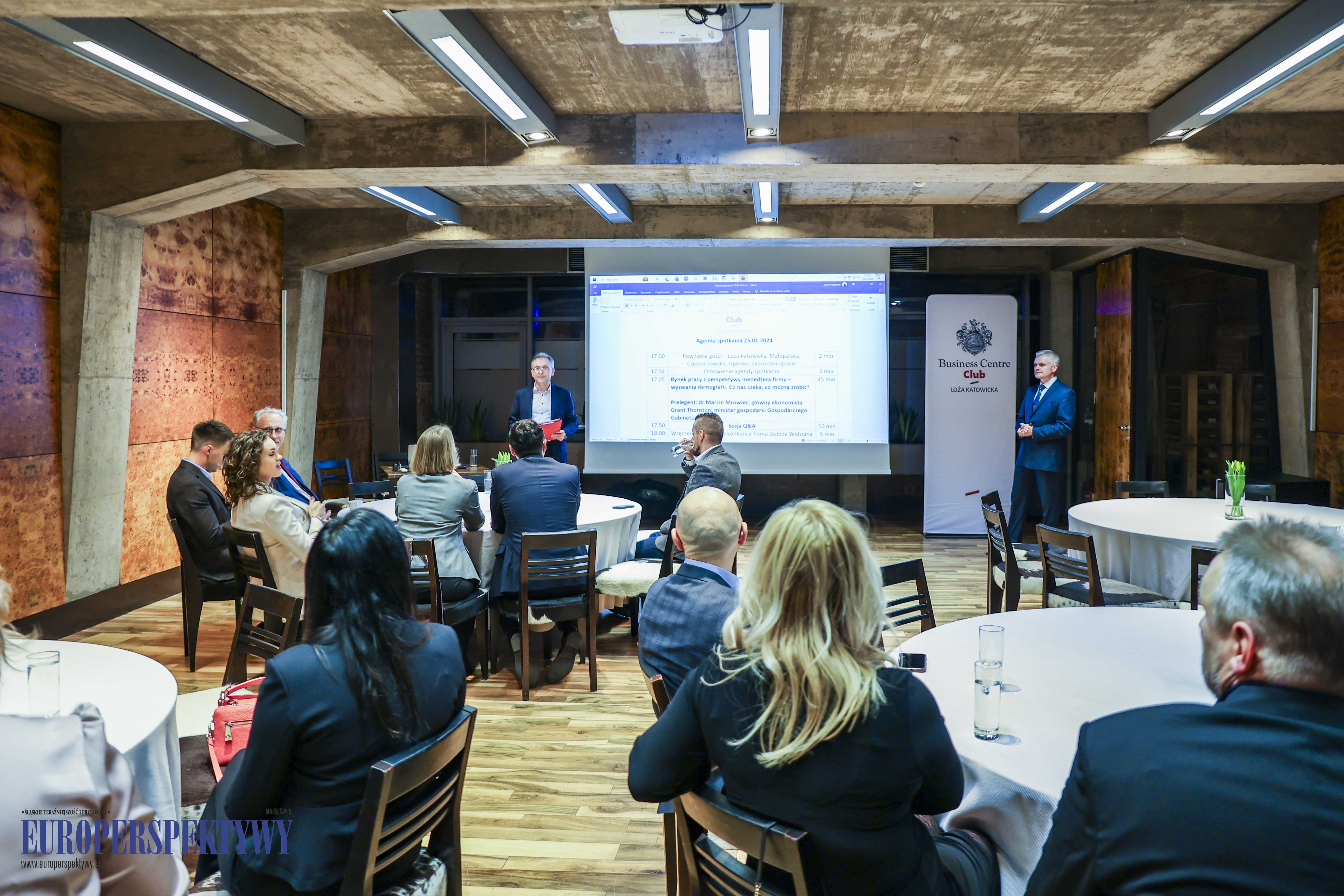 Europerspektywy Loża Katowicka BCC spotkanie w Hotel Monopol