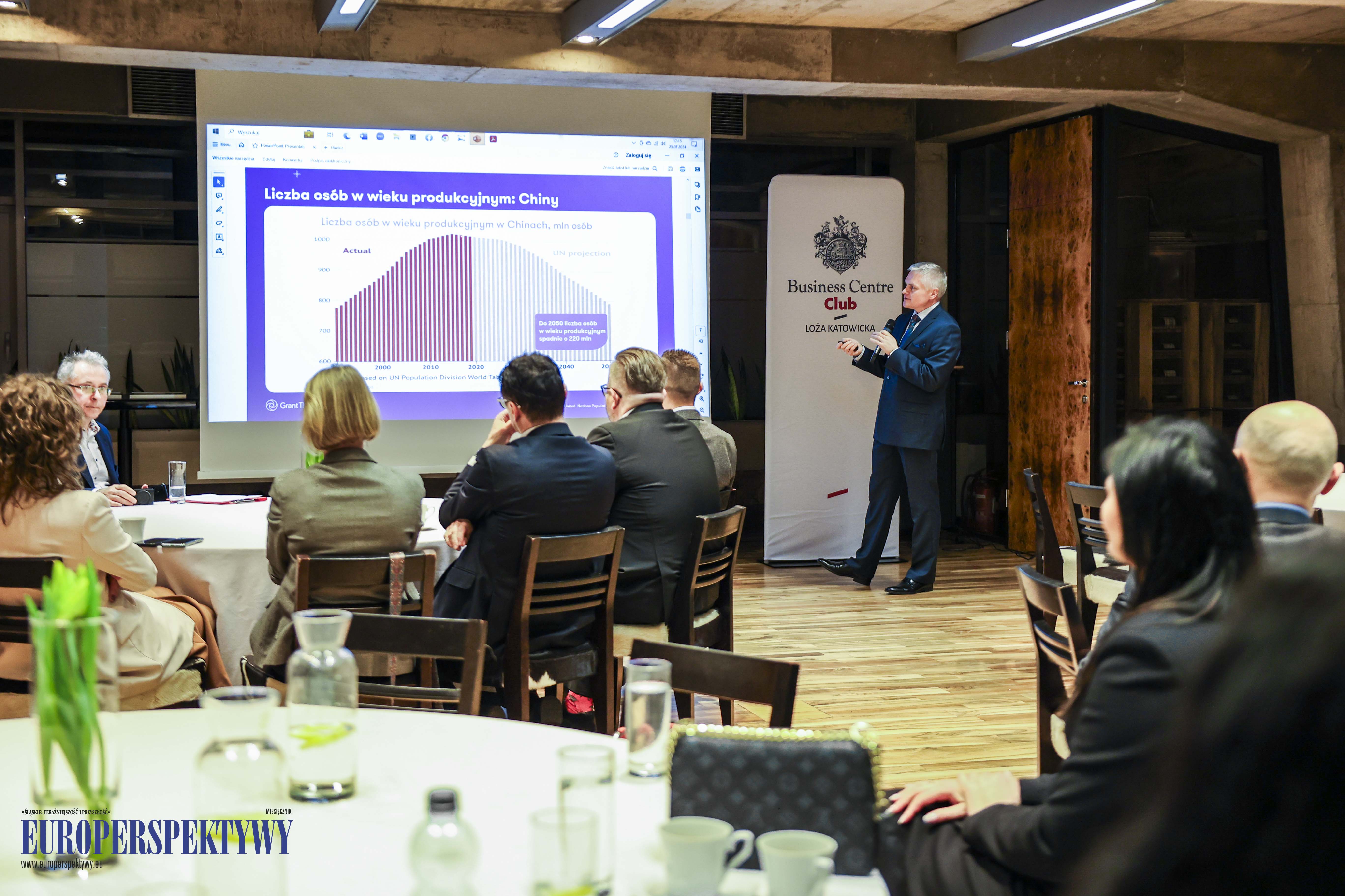 Europerspektywy Loża Katowicka BCC spotkanie w Hotel Monopol