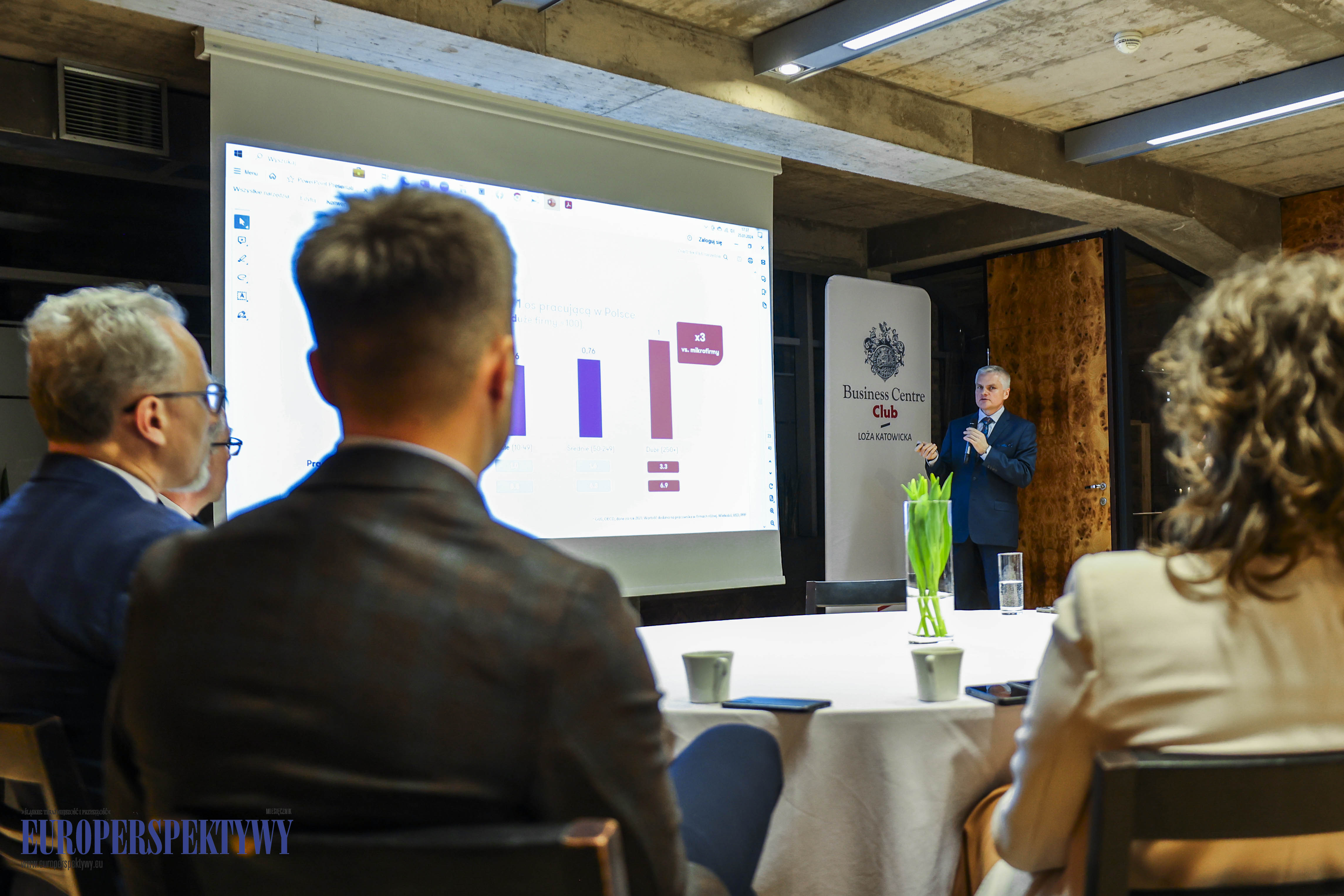 Europerspektywy Loża Katowicka BCC spotkanie w Hotel Monopol