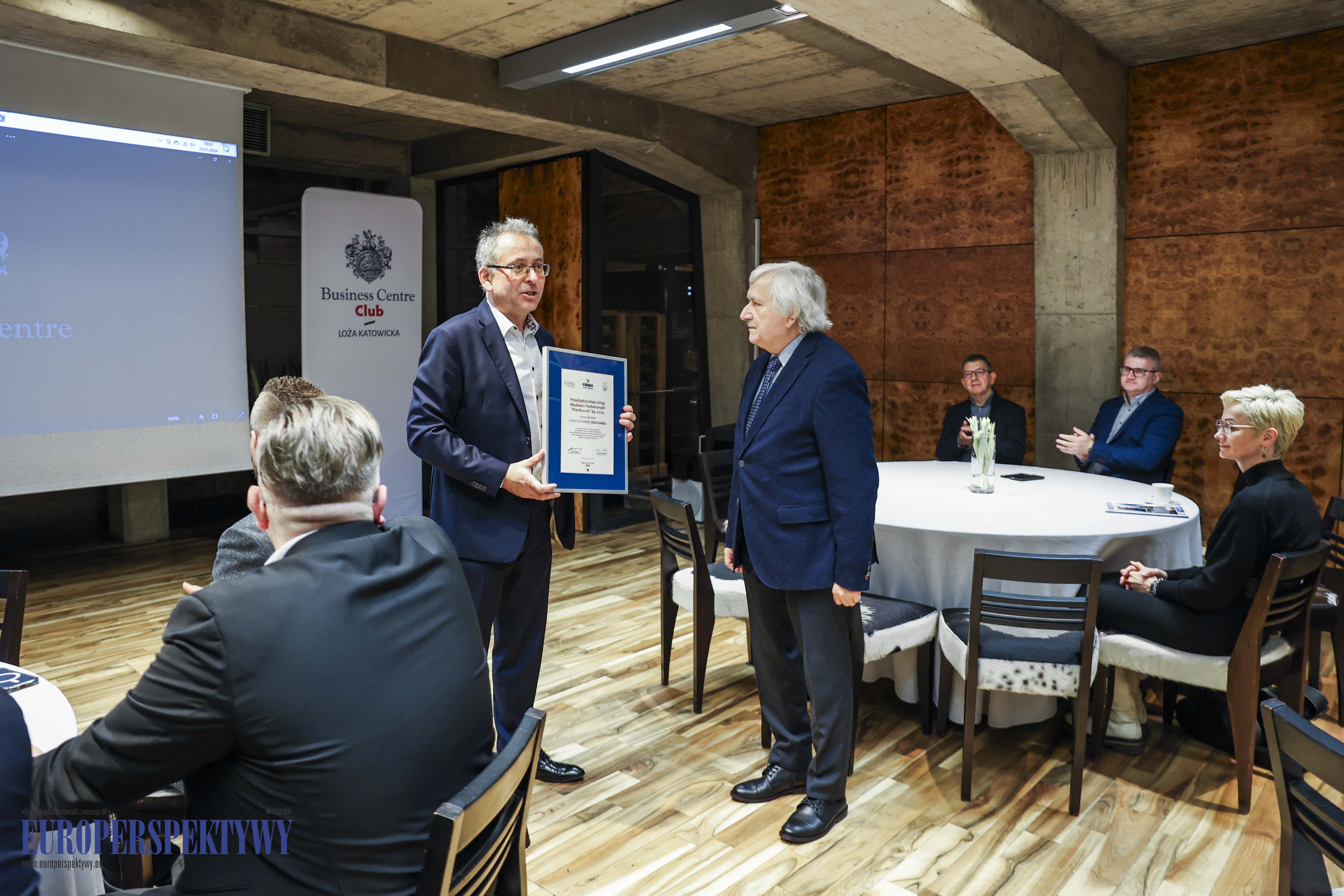 Europerspektywy Loża Katowicka BCC spotkanie w Hotel Monopol