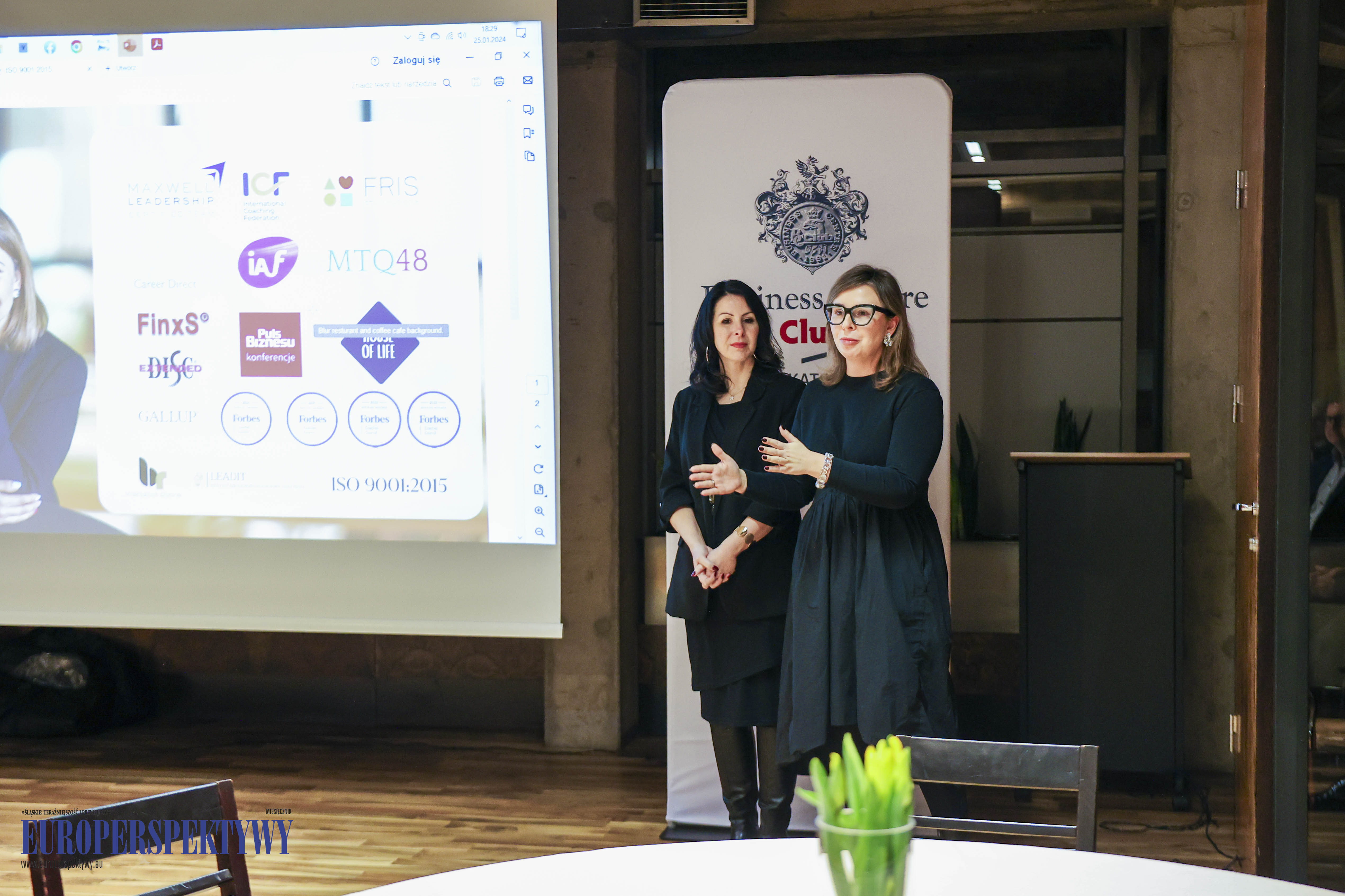 Europerspektywy Loża Katowicka BCC spotkanie w Hotel Monopol