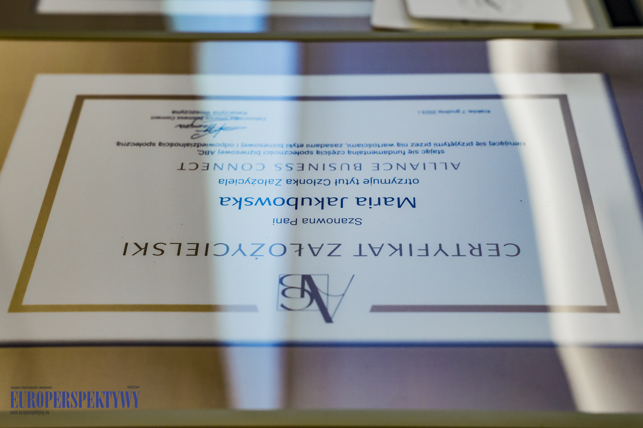 Europerspektywy Spotkanie członkowskie Alliance Business Connect
