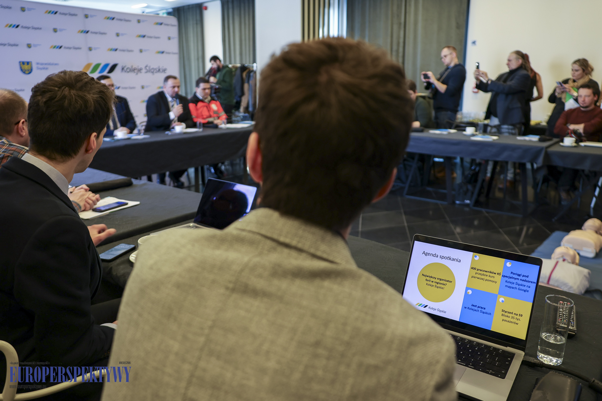 Europerspektywy Koleje Śląskie - śniadanie prasowe