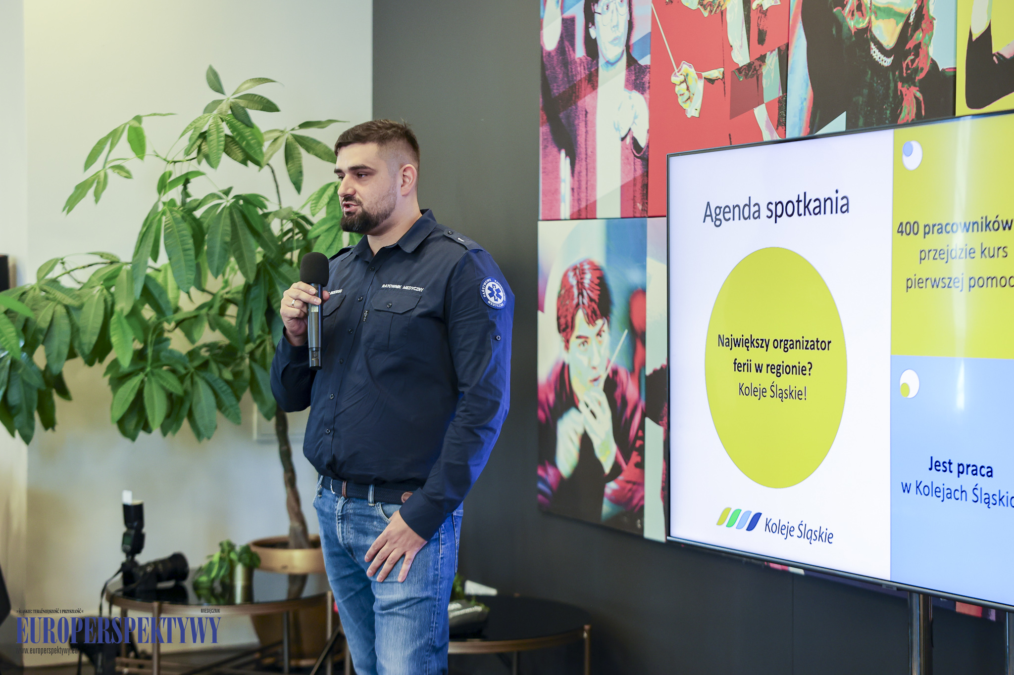 Europerspektywy Koleje Śląskie - śniadanie prasowe