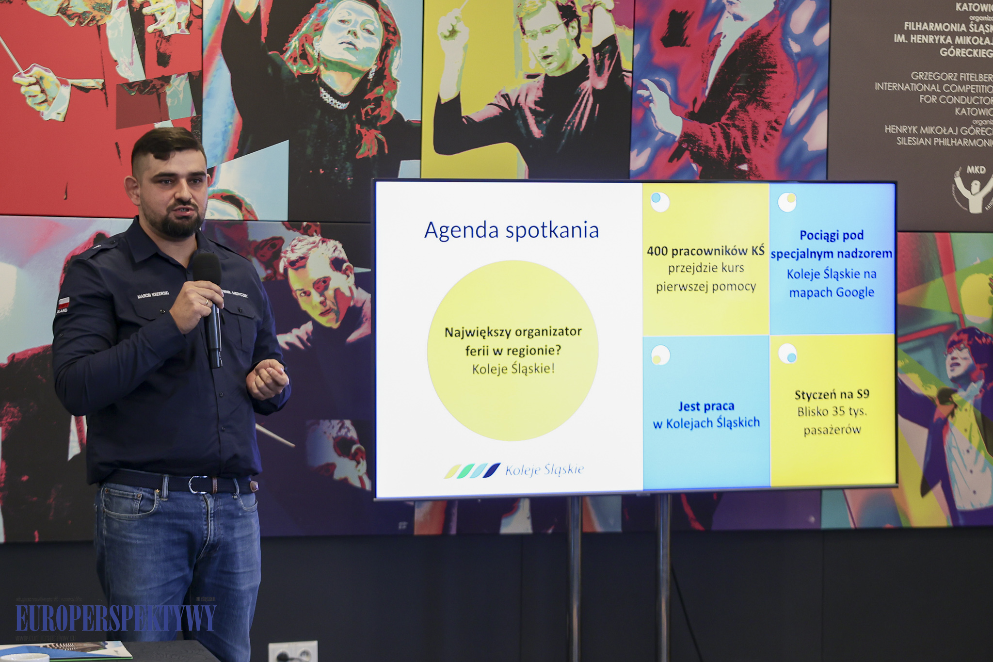 Europerspektywy Koleje Śląskie - śniadanie prasowe