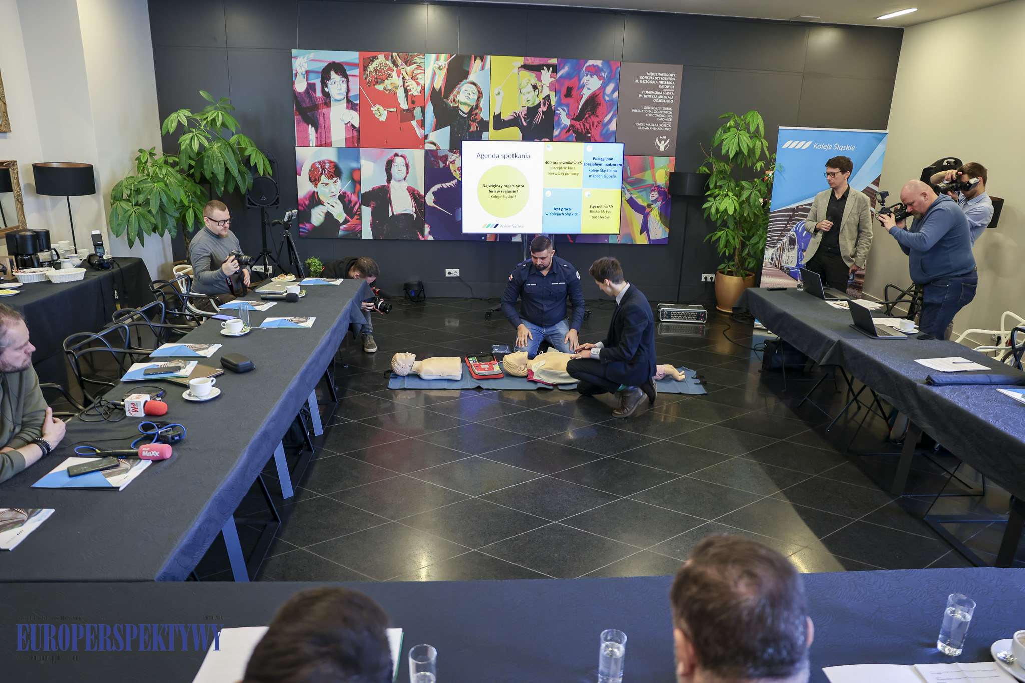 Europerspektywy Koleje Śląskie - śniadanie prasowe