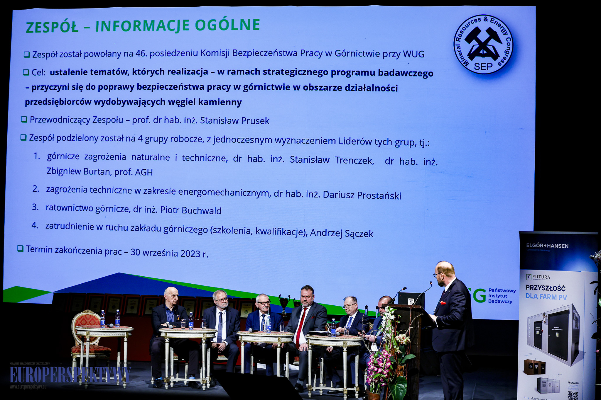 Europerspektywy 33. Szkoła Eksploatacji Podziemnej