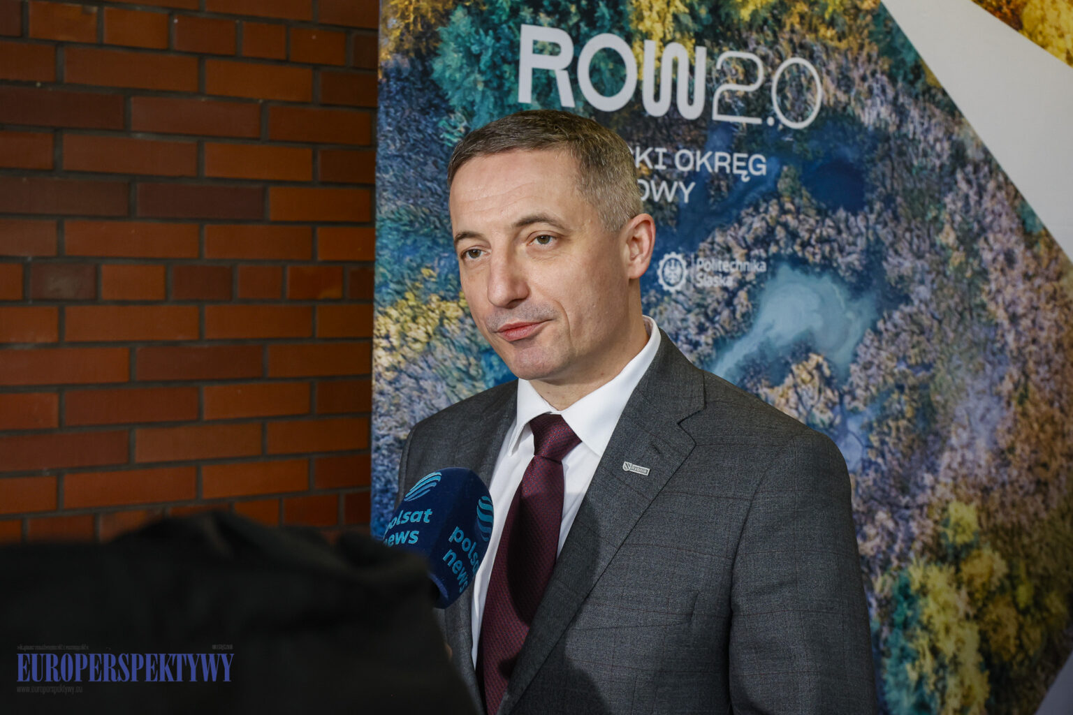 Na zdjęciu Piotr Kuczera, Prezydent Rybnika w trakcie inauguracji projektu ROW 2.0 (inicjatywa, w której udział biorą Samorząd Rybnika i Politechnika Śląska).