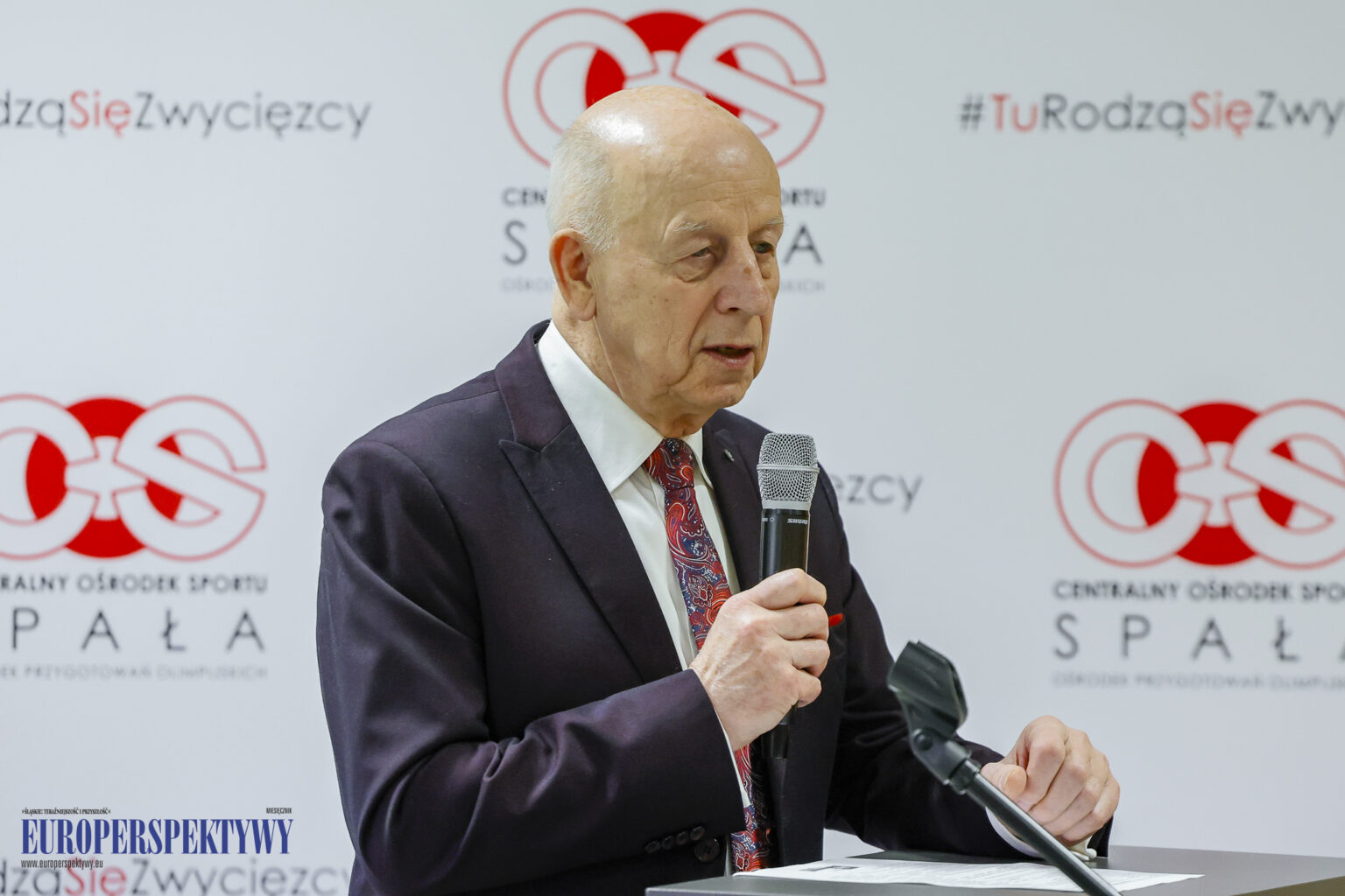 Na zdjęciu Mieczysław Tadeusz KOCZKOWSKI, prezes KSOIN, w trakcie wydarzenia jakim był 3. Kongres Bezpieczeństwa Biznesu, który odbył się w Spale.