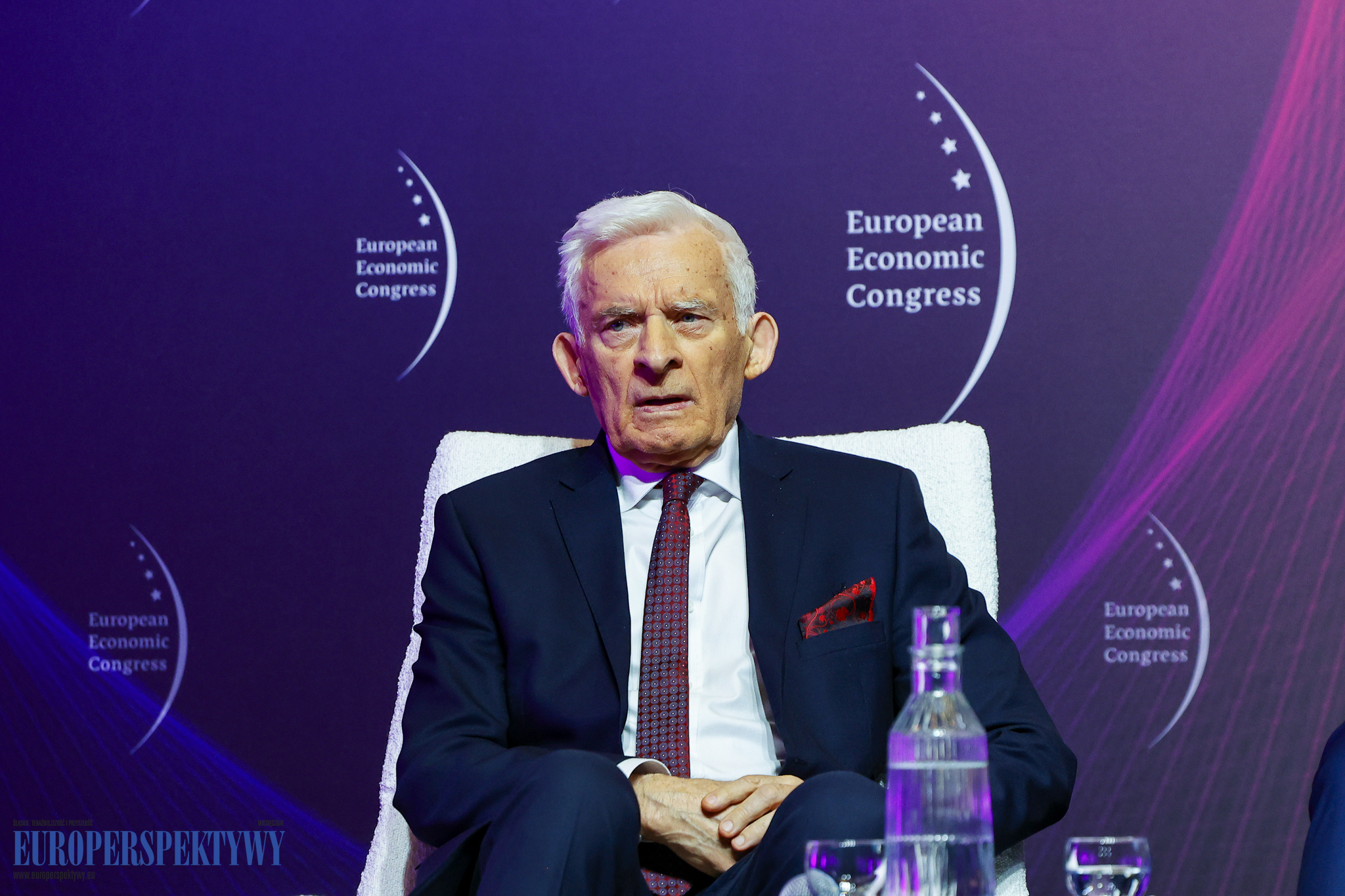 Zakończył się European Economic Congress 2024. Na zdjęciu Jerzy Buzek w trakcie drugiego dnia kongresu.