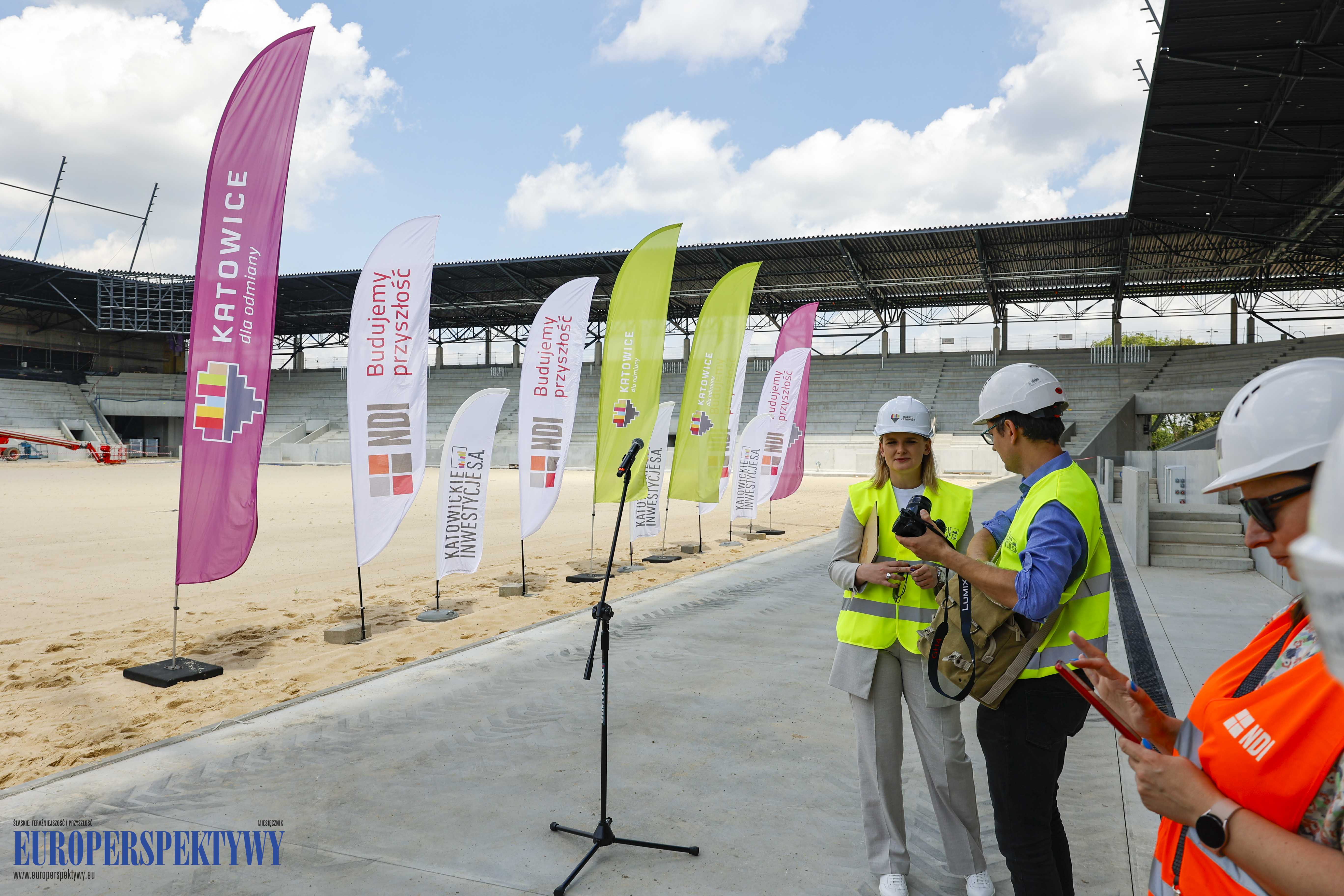 _MGL0427 Europerspektywy Stadion Miejski w Katowicach na finiszu