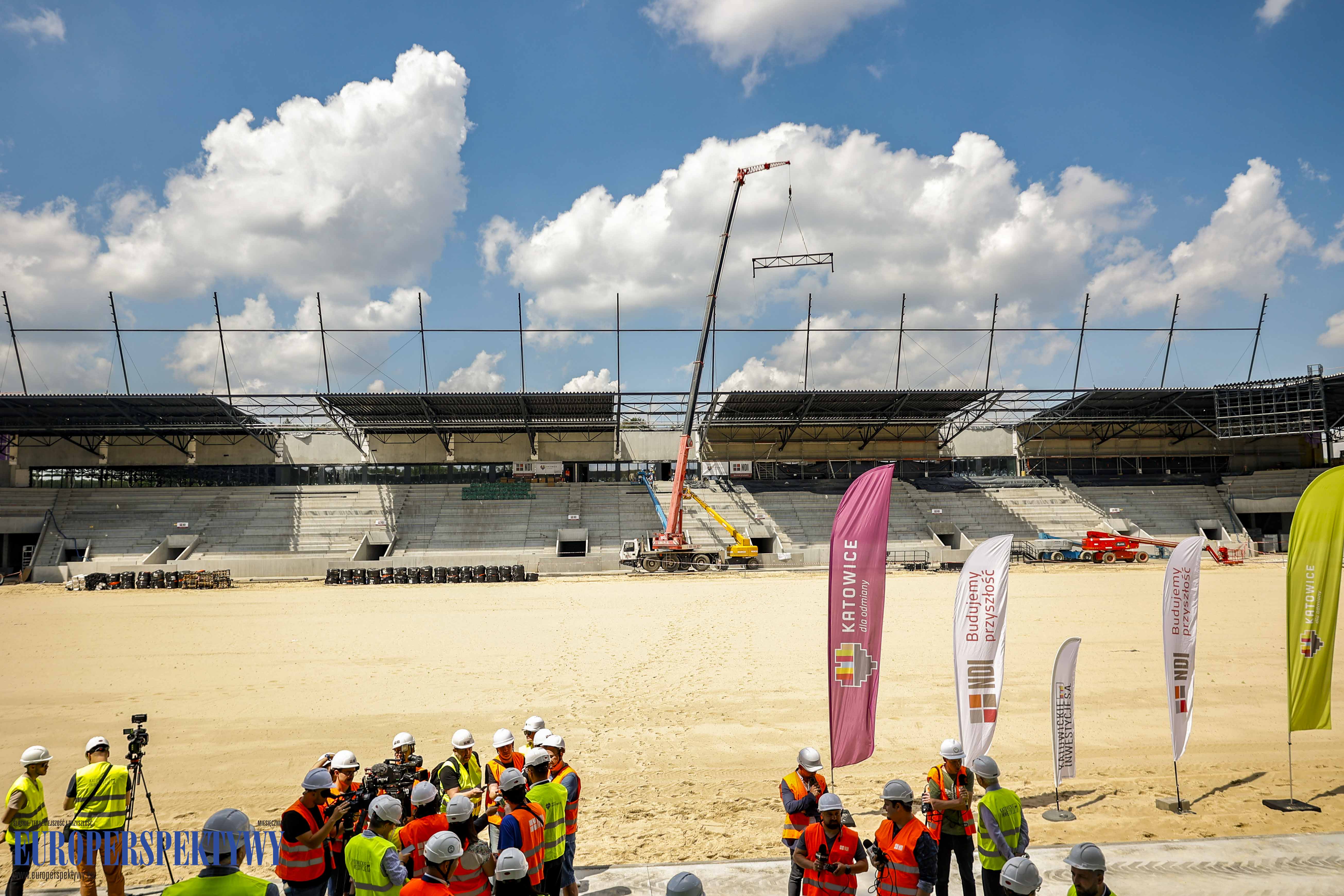 _MGL0654 Europerspektywy Stadion Miejski w Katowicach na finiszu