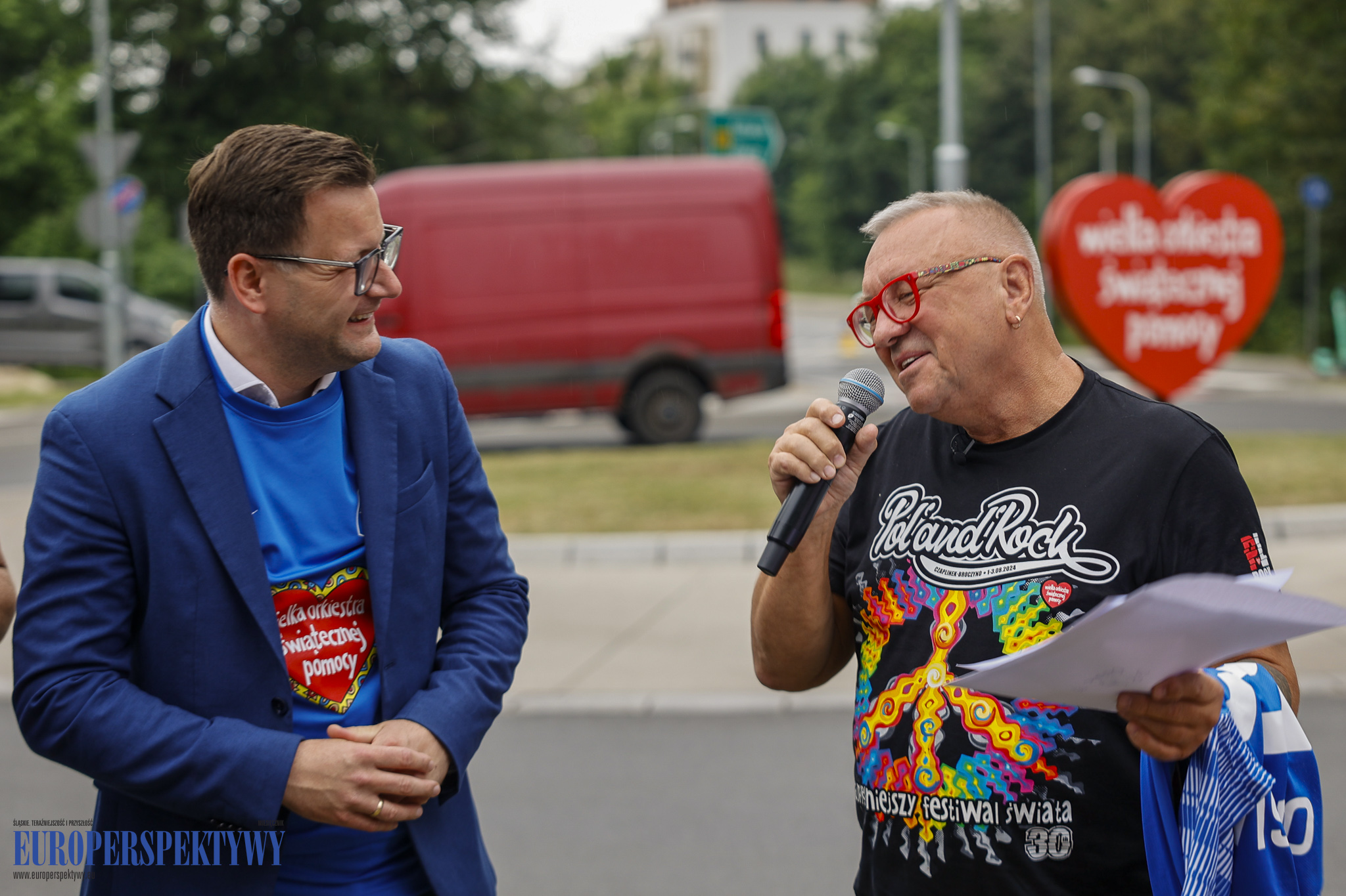 Europerspektywy WOŚP w Chorzowie: wizyta Jurka Owsiaka