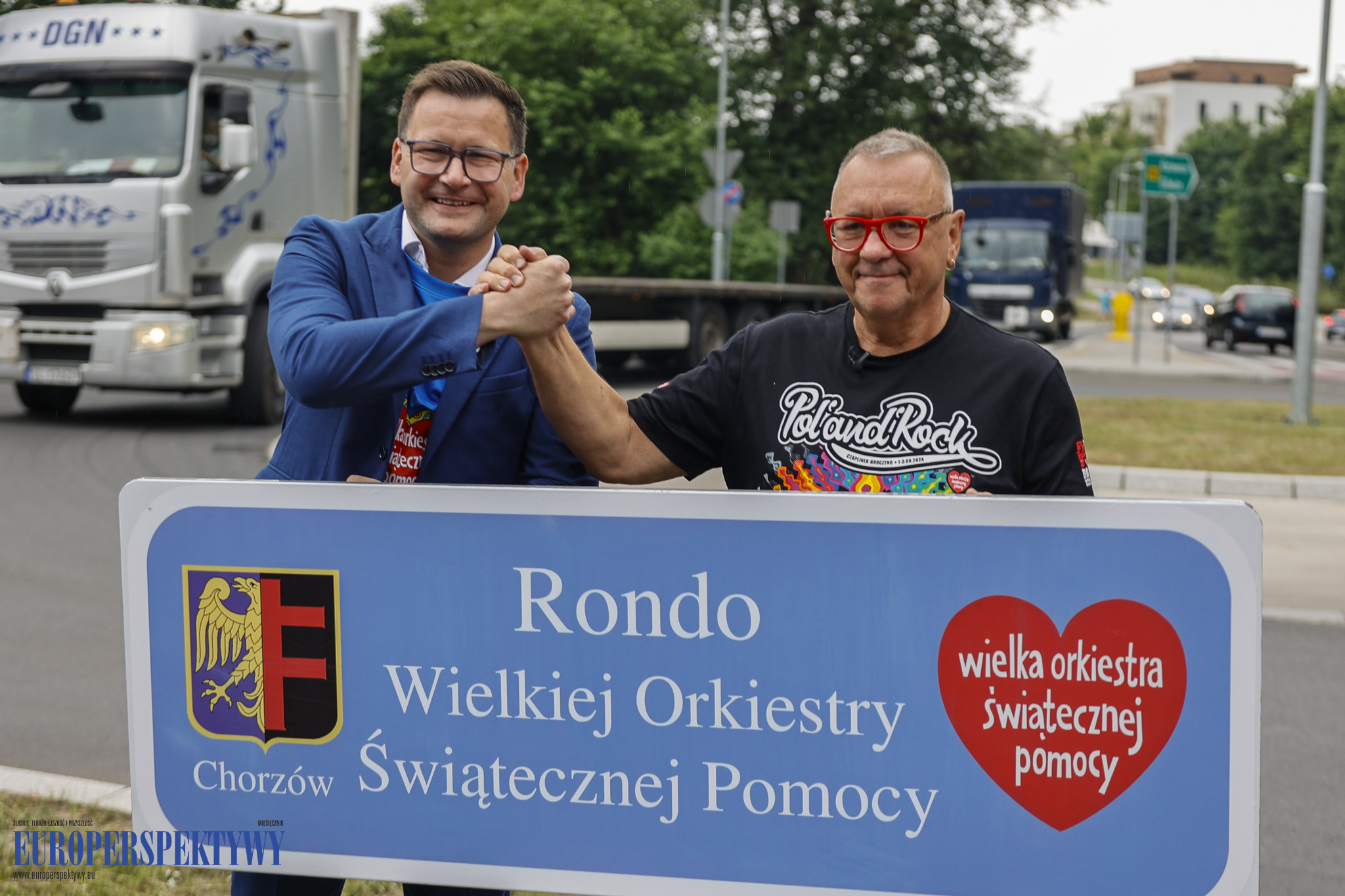 Europerspektywy WOŚP w Chorzowie: wizyta Jurka Owsiaka