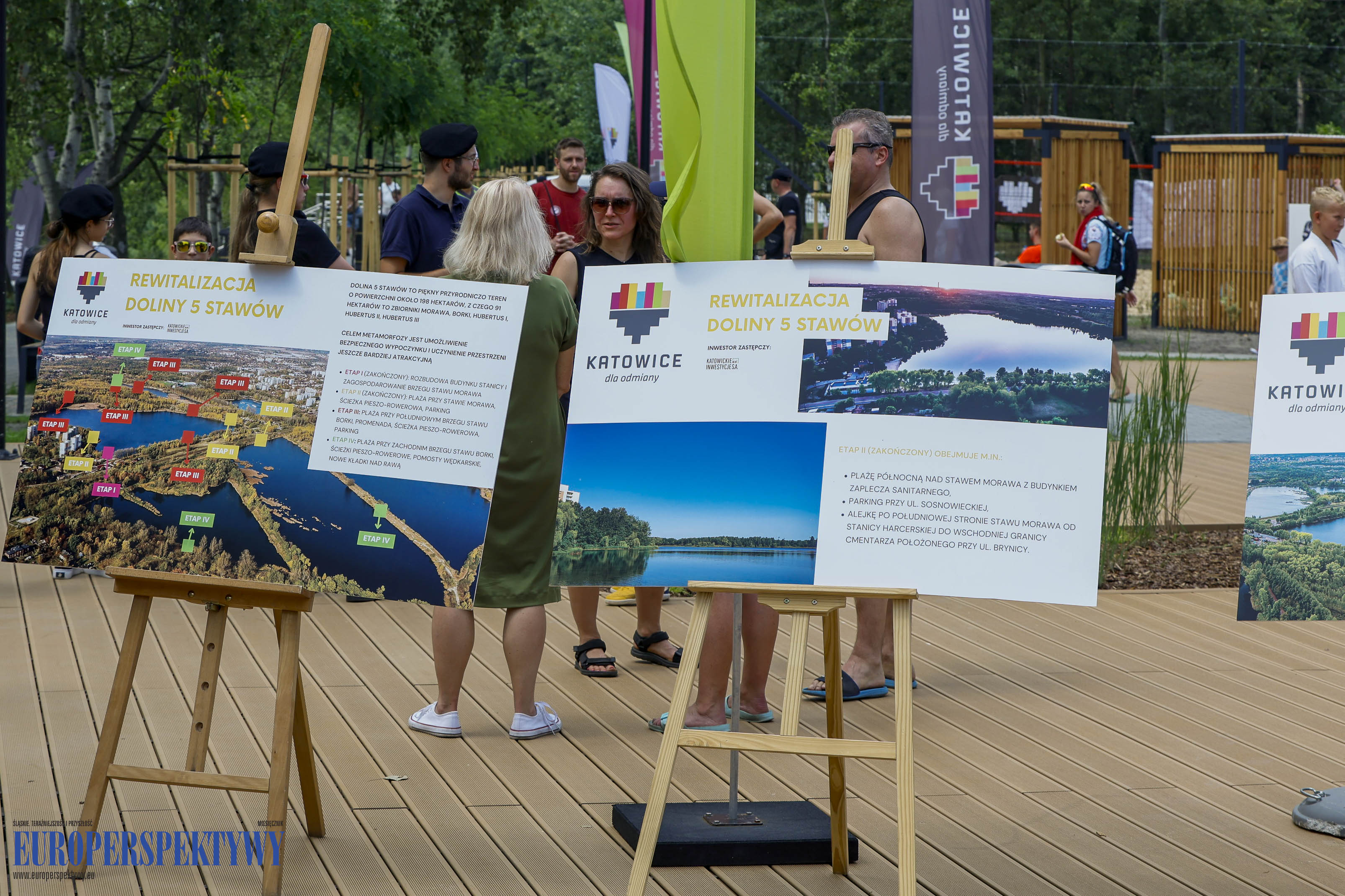 Europerspektywy II etap rewitalizacji katowickiej Doliny Pięciu Stawów