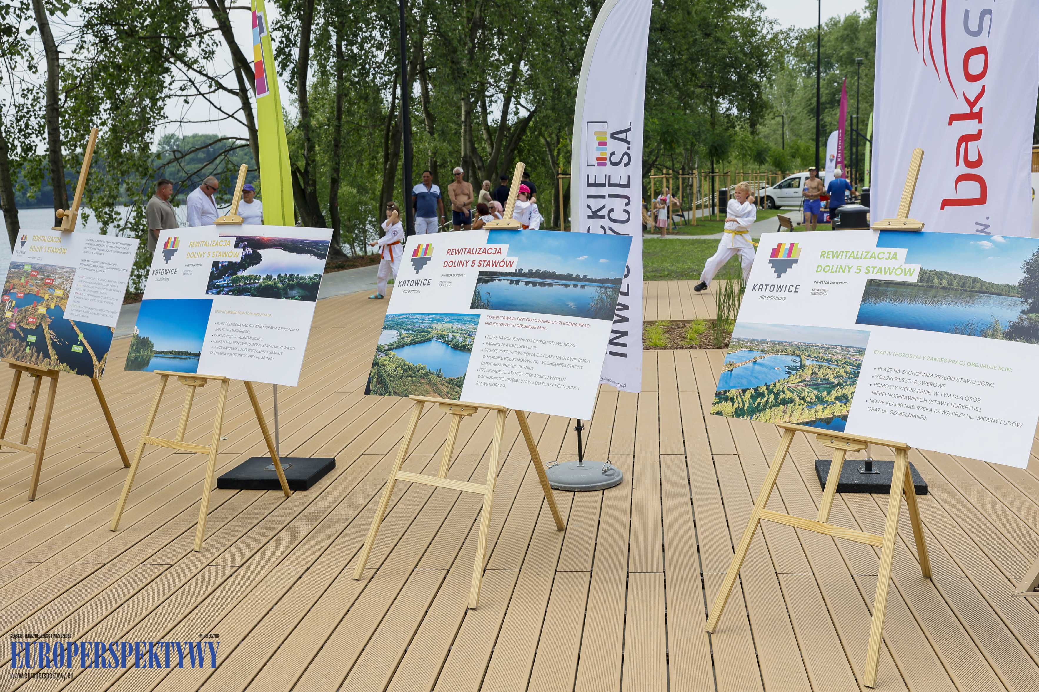 Europerspektywy II etap rewitalizacji katowickiej Doliny Pięciu Stawów