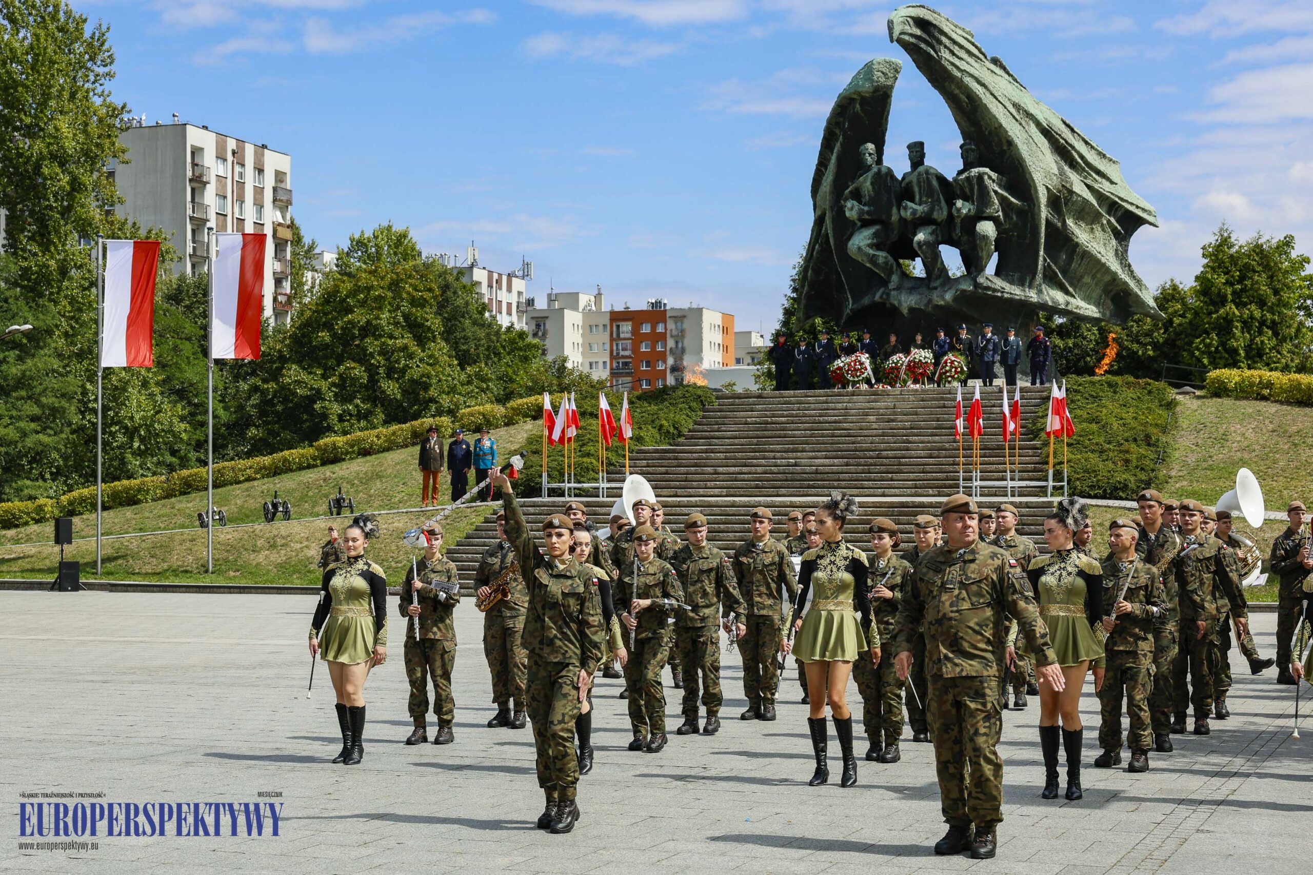 W niedzielę na Placu Żołnierza Polskiego w Katowicach miały miejsce Wojewódzkie Obchody Święta Wojska Polskiego.