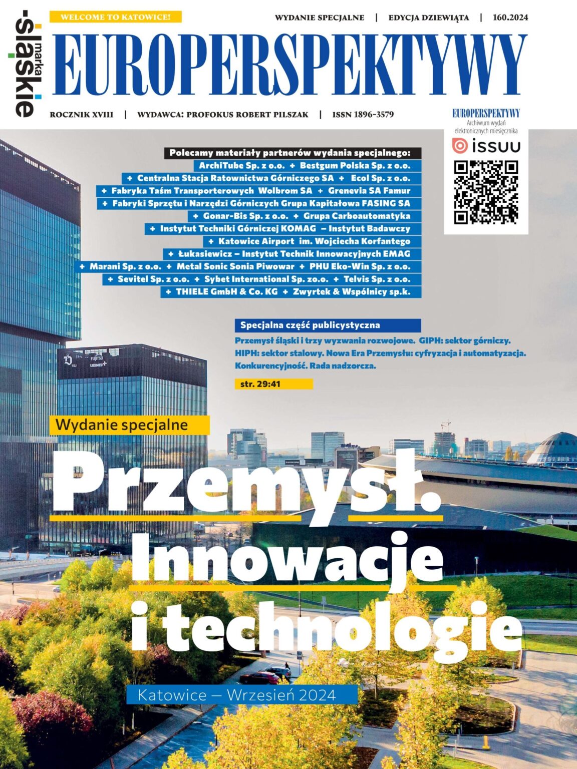 Materiały promocyjne przygotowane przez partnerów numeru specjalnego (wydanie 160).