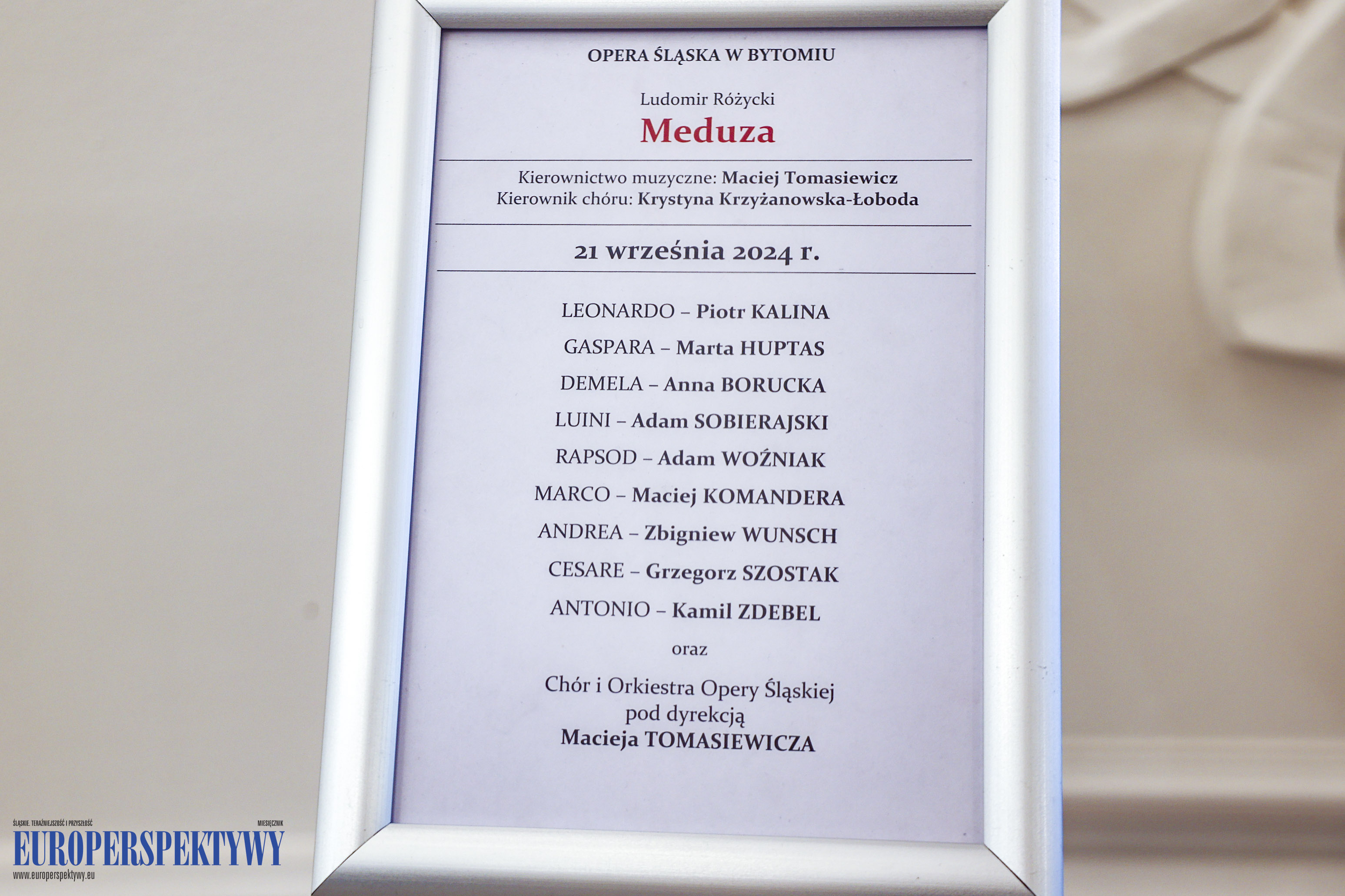 Europerspektywy Premiera spektaklu „Meduza” Ludomira Różyckiego