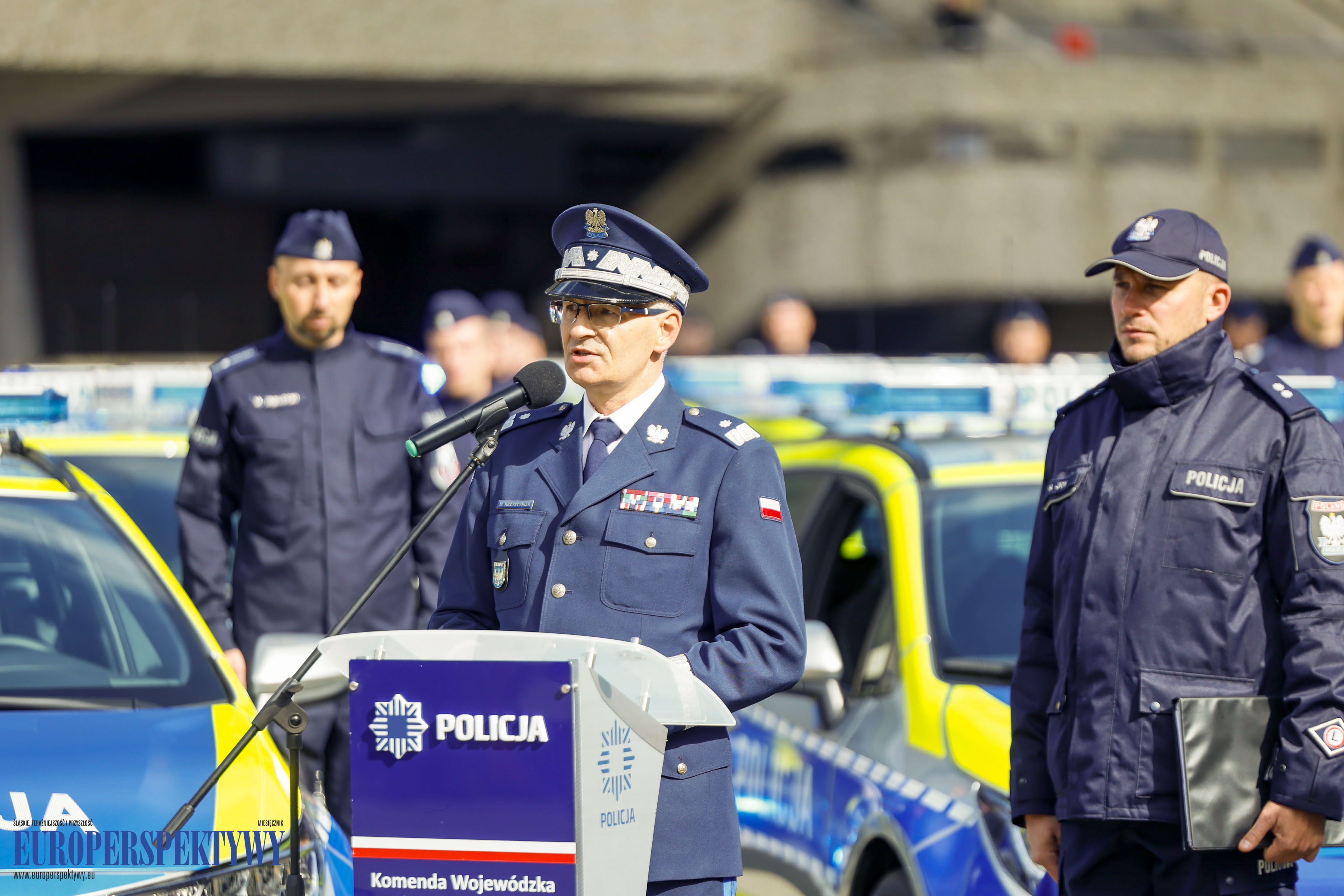 Europerspektywy Uroczyste przekazanie radiowozów