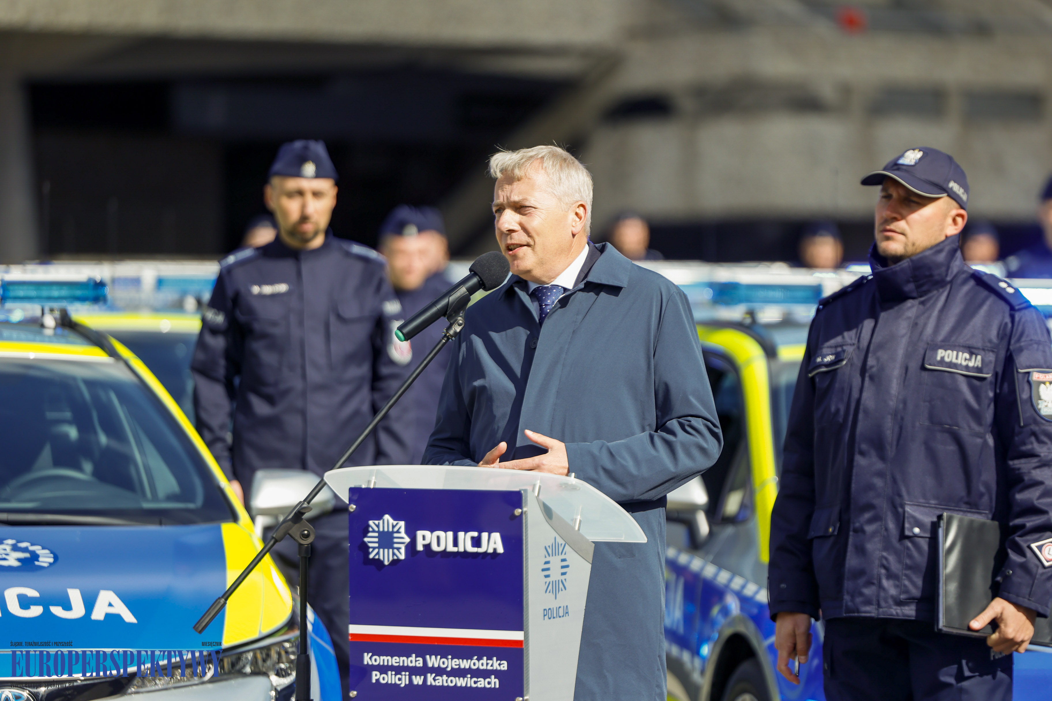 Europerspektywy Uroczyste przekazanie radiowozów