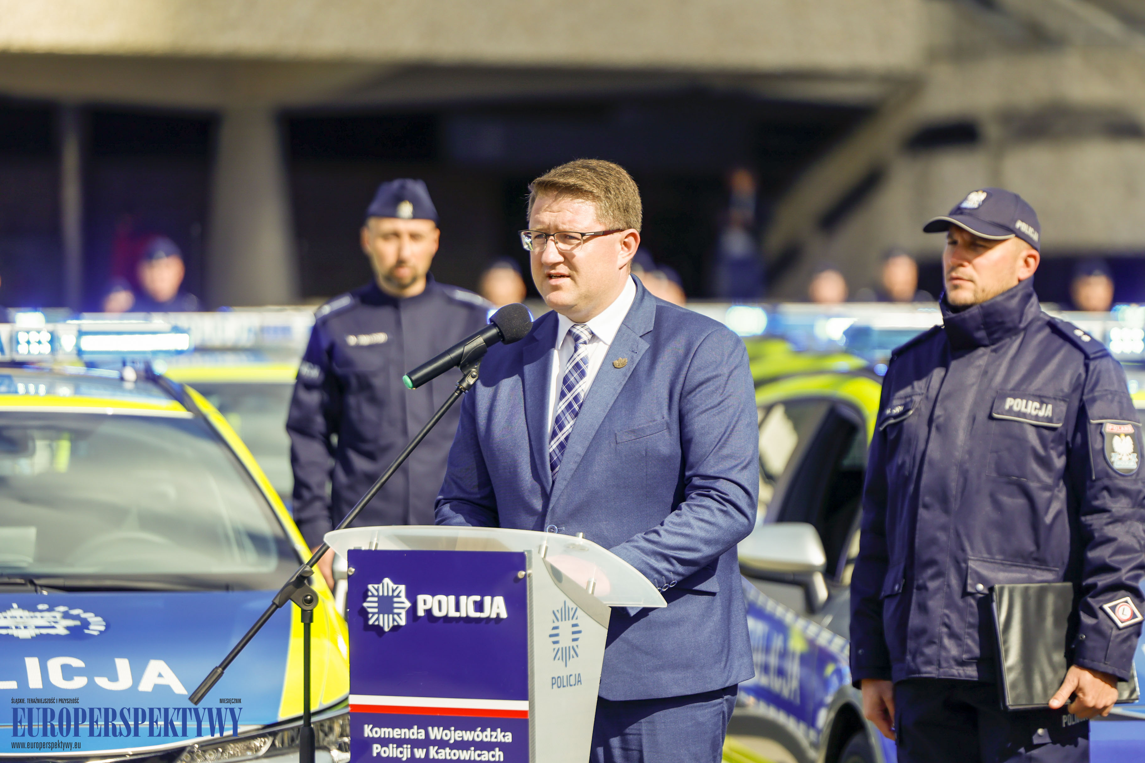 Europerspektywy Uroczyste przekazanie radiowozów