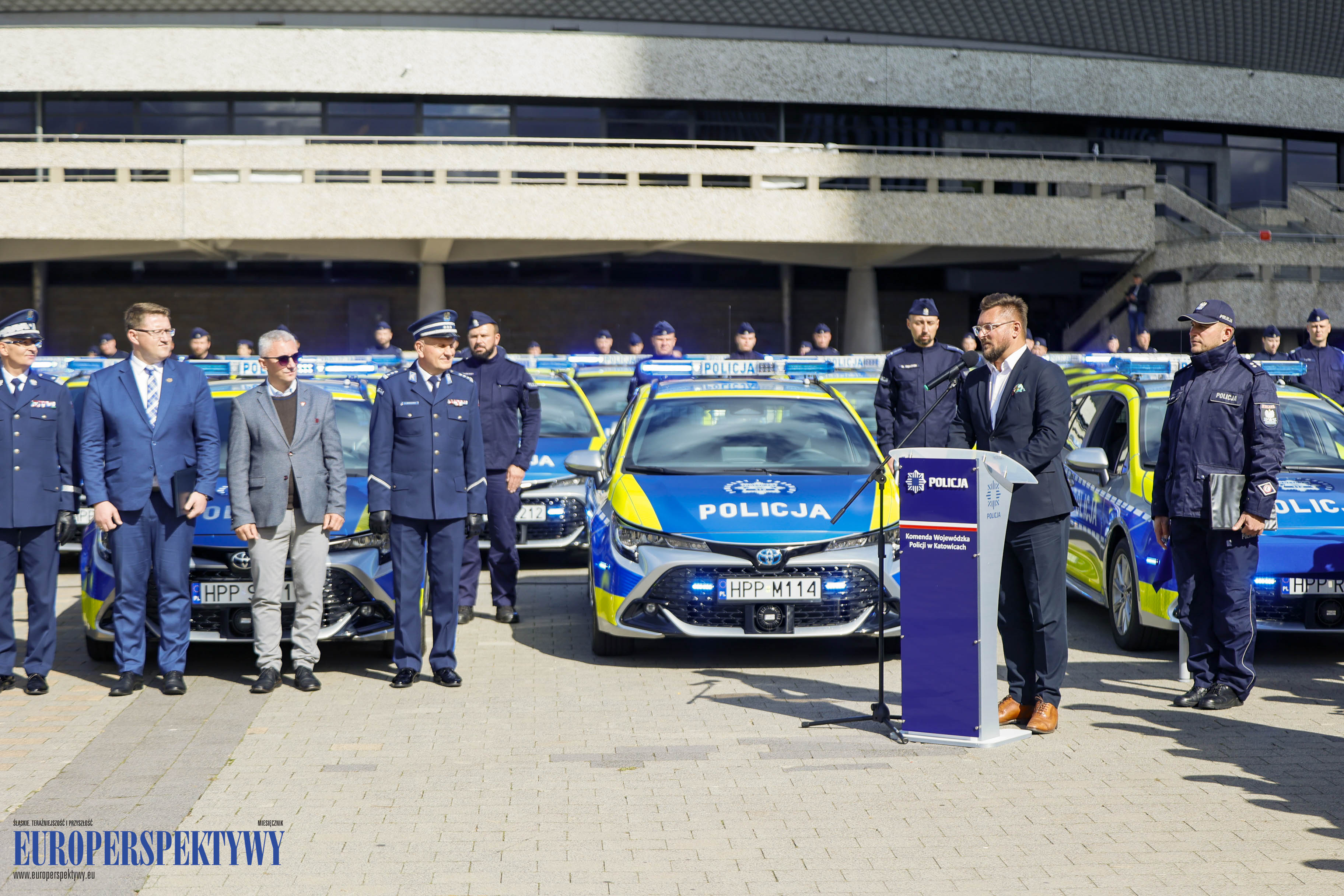 Europerspektywy Uroczyste przekazanie radiowozów