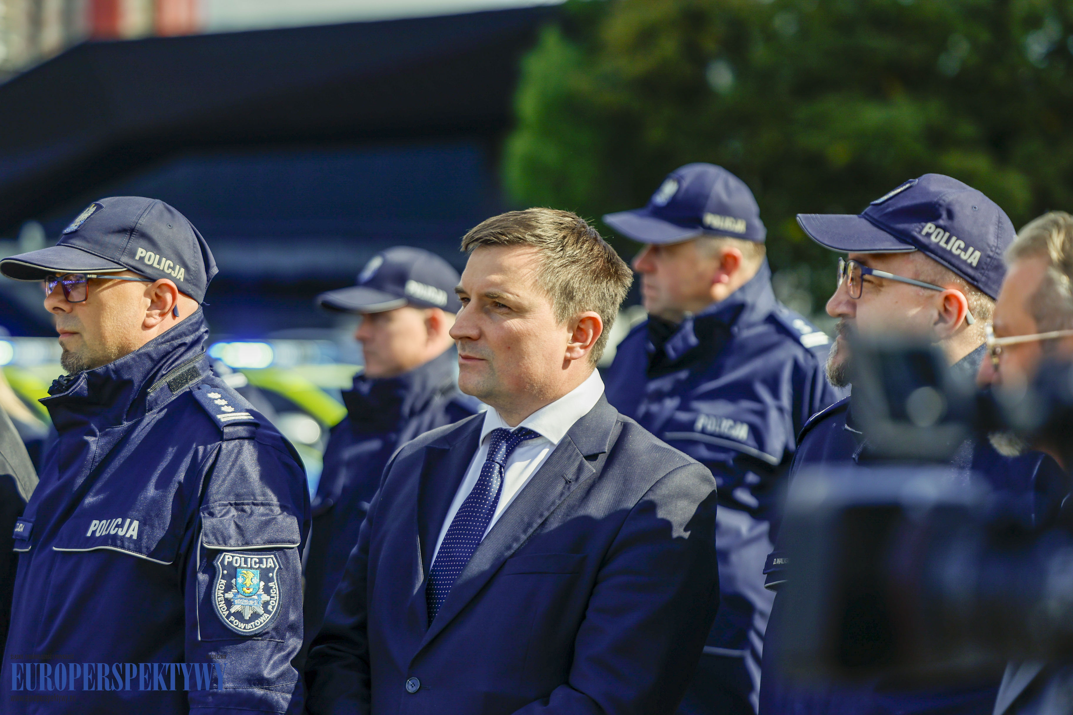 Europerspektywy Uroczyste przekazanie radiowozów